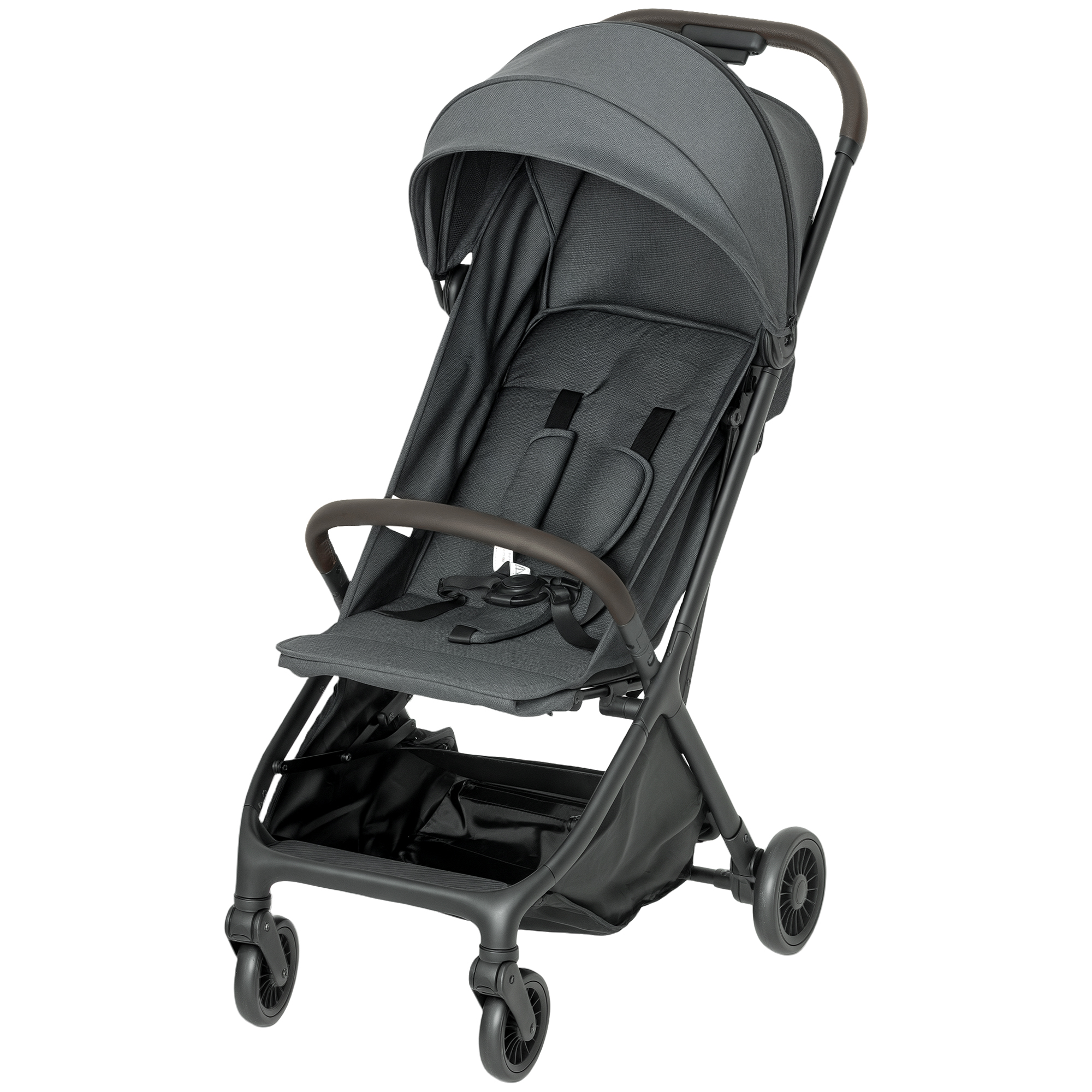 ROWNELL Foldable Baby Stroller Aluminium Lightweight Pushchair - Dark Grey - Life Essentials