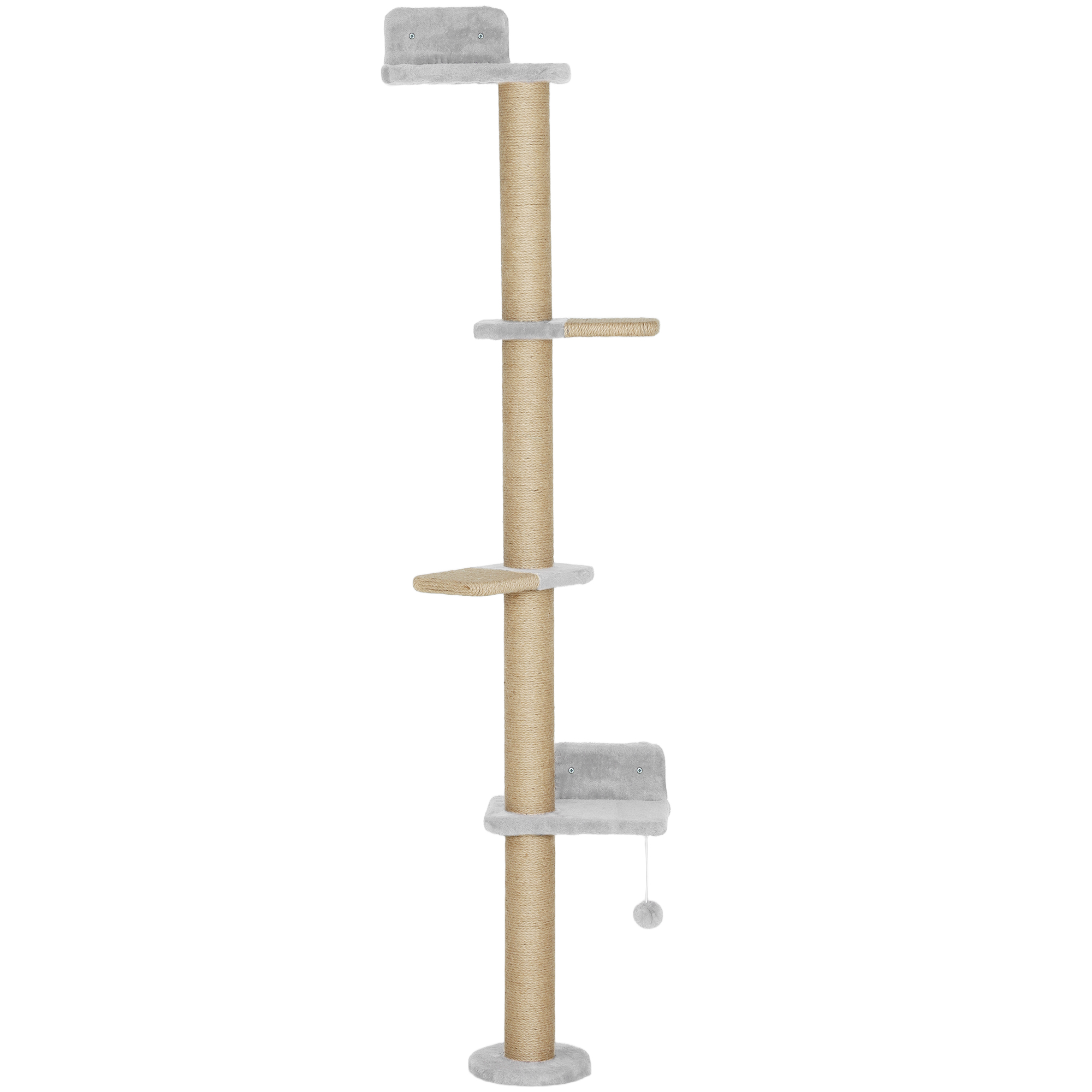 KILBOURNE Cat Wall Shelves Wall Mounted Climbing Platforms - Grey - Life Essentials