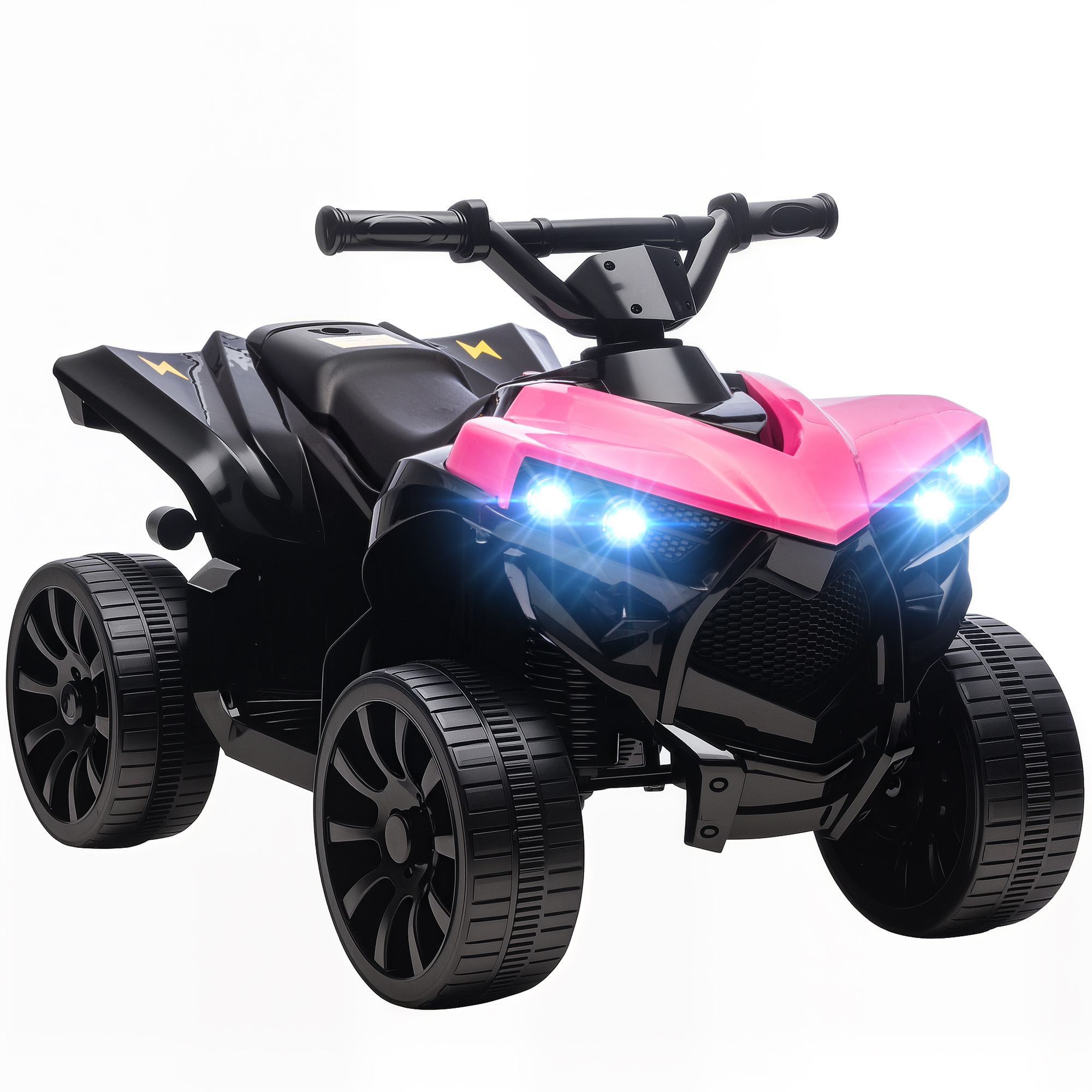 BOLRA Kids Electric ATV Metal 6V 4 Wheeler Ride On Car - Pink - Life Essentials