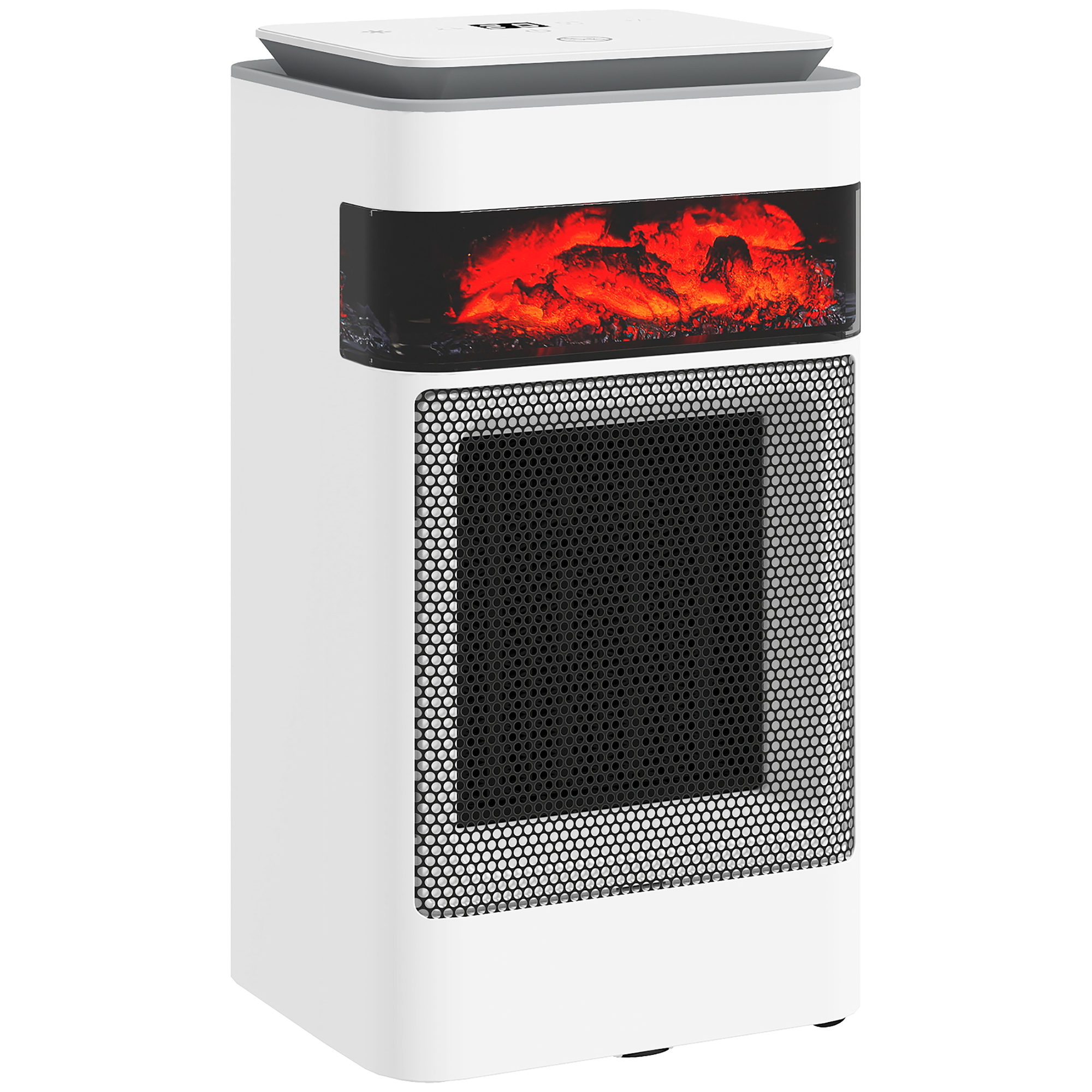 EMLIN Space Heater ABS Ceramic Fan with Timer - White - Life Essentials