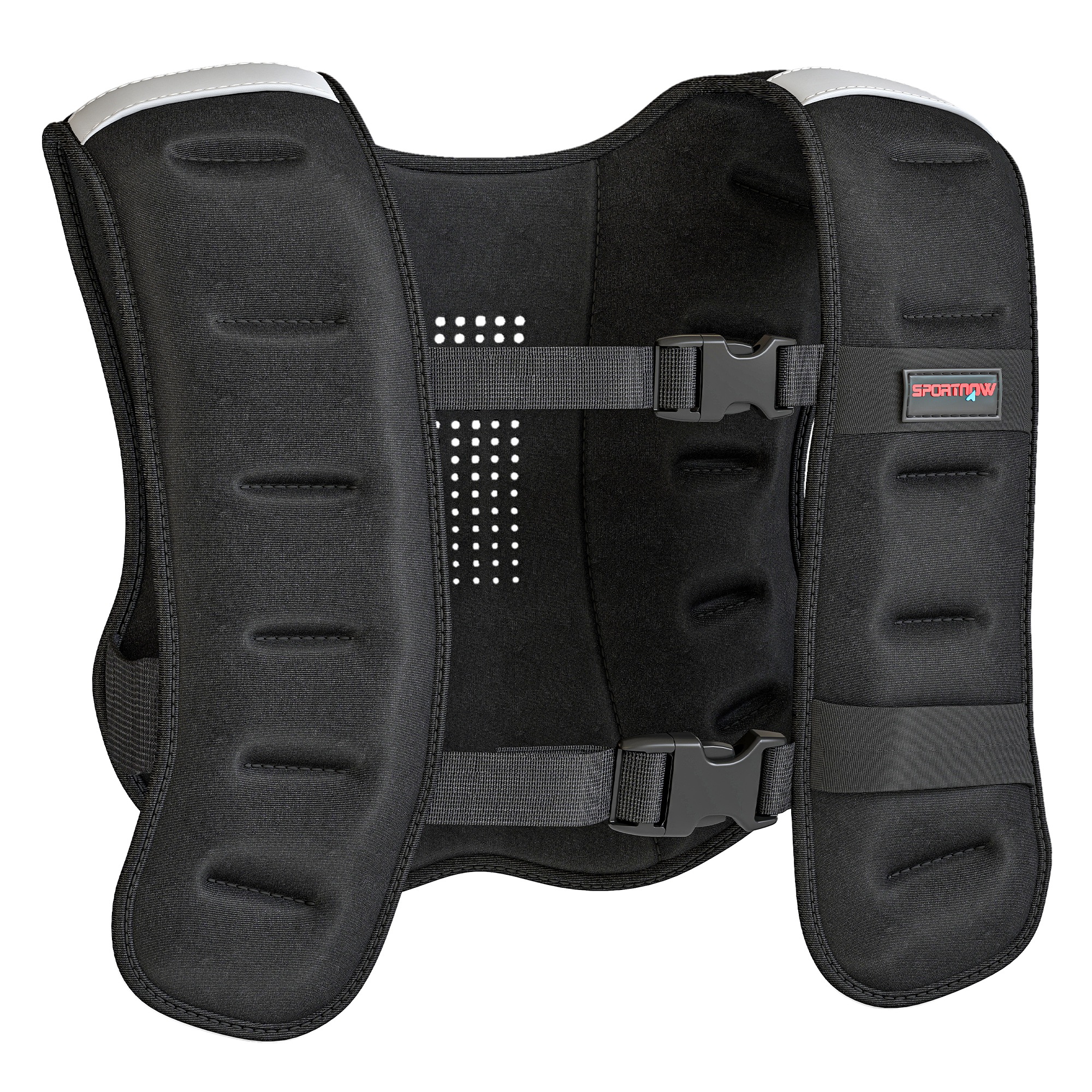 ORFELYTH 8KG Weighted Vest with Adjustable Strap - Black - Life Essentials