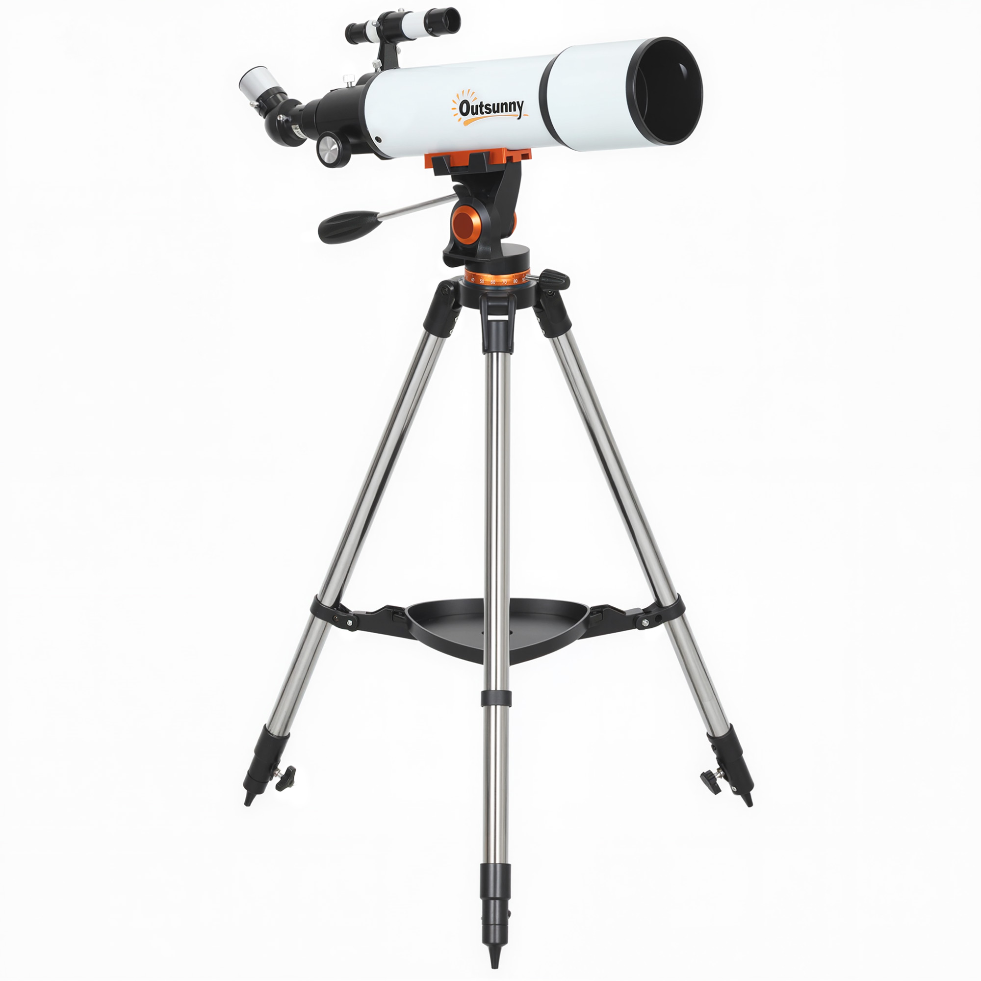 DRALVYN Astronomy Telescope for Adults and Beginners with 80 mm Aperture and Cary Bag - White - Life Essentials