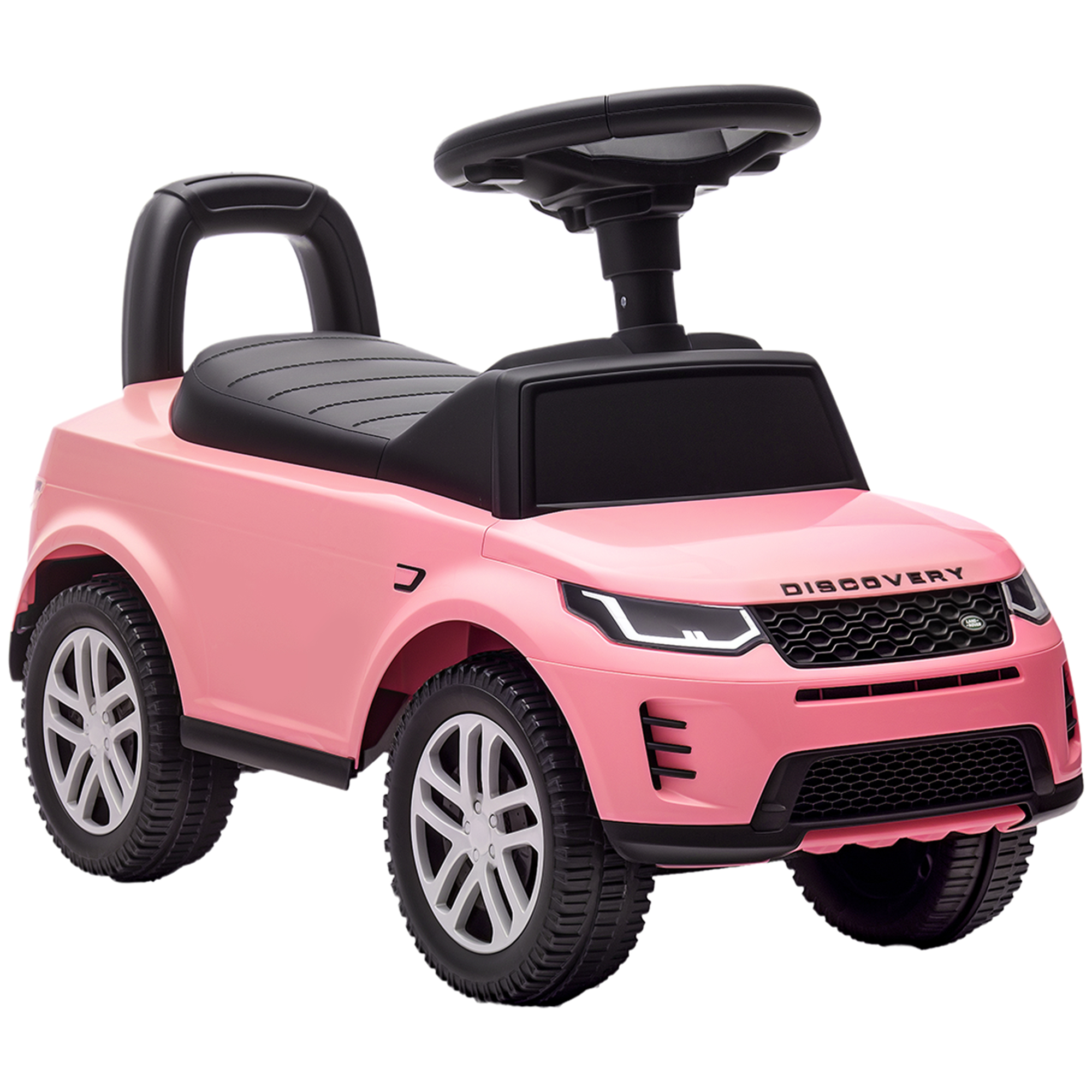 VARNWELL Land Rover Baby Padel Car with Under Seat Storage - Pink - Life Essentials