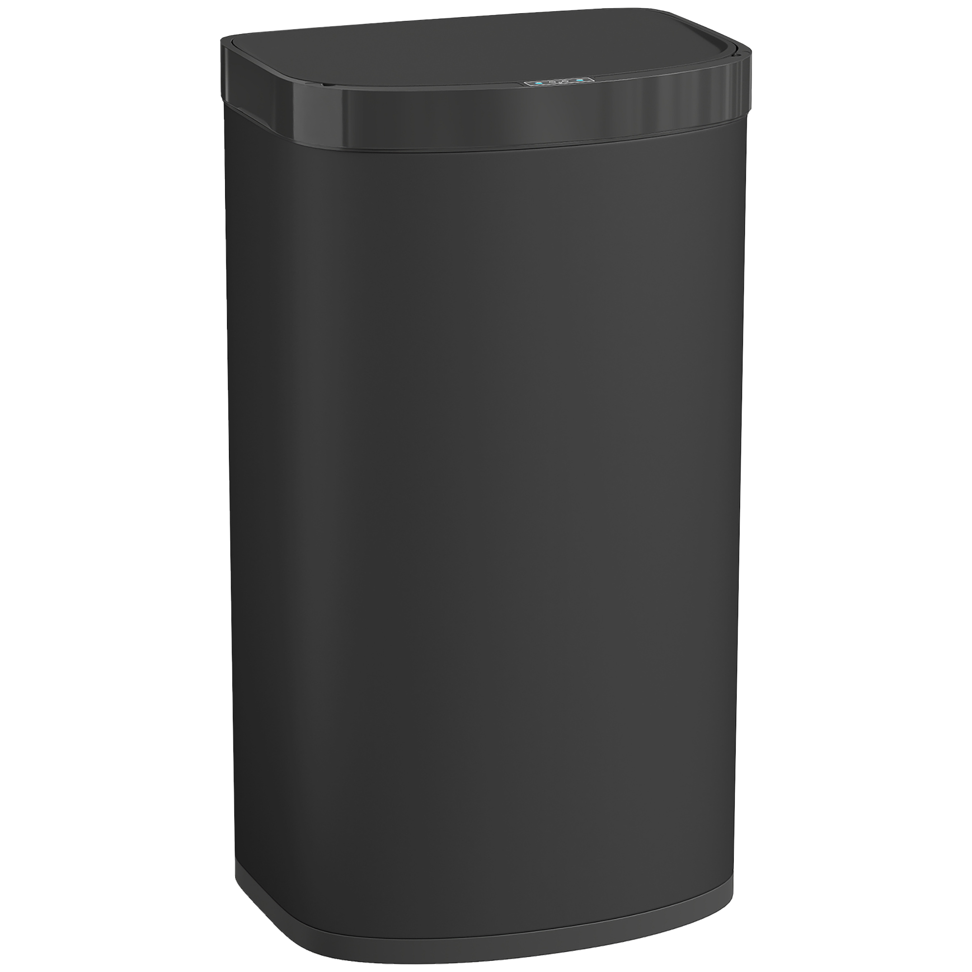 MERQUILL 55L Sensor Rubbish Bin with Soft Close Lid, Automatic Touchless Sensor and Fingerprint Resistant - Black - Life Essentials
