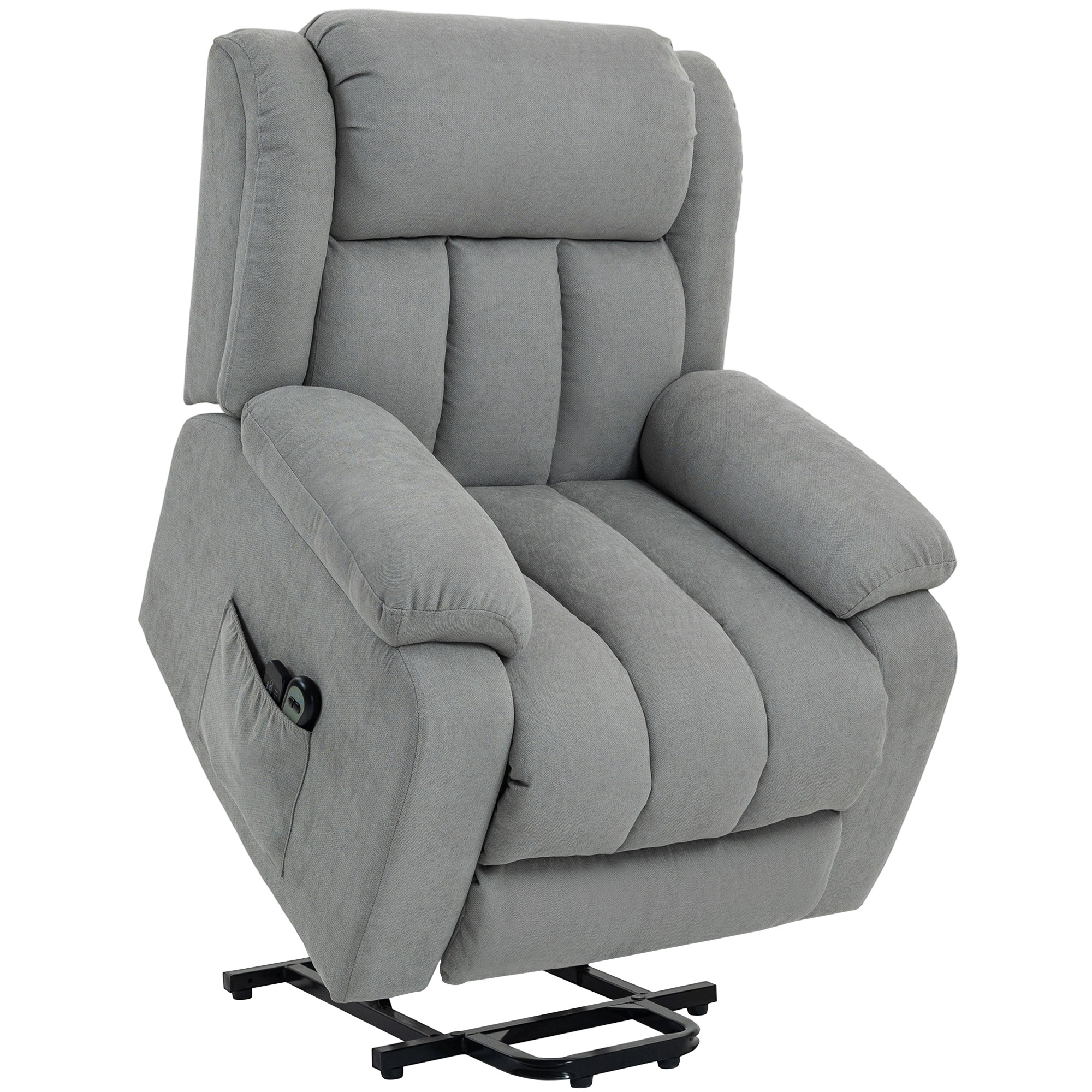 MARVEXEN Eight Point Massage Chair Electric Lift - Grey - Life Essentials
