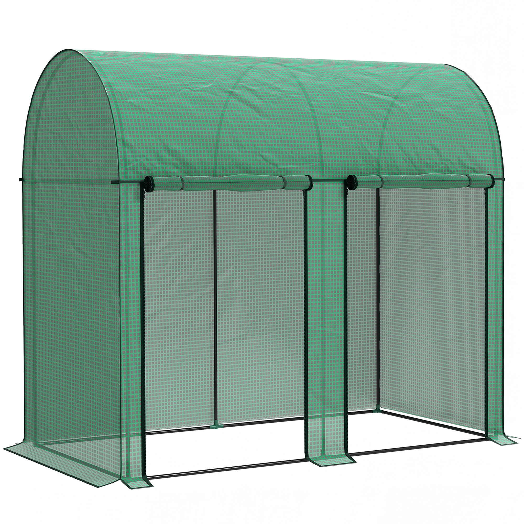 BANCROFT Walk In Greenhouse 200 x 100cm - Green - Life Essentials