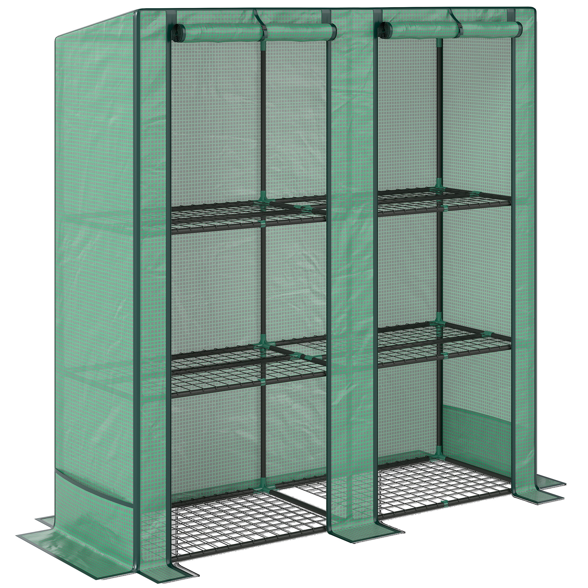KINNARD Three Tier Mini Greenhouse - Green - Life Essentials