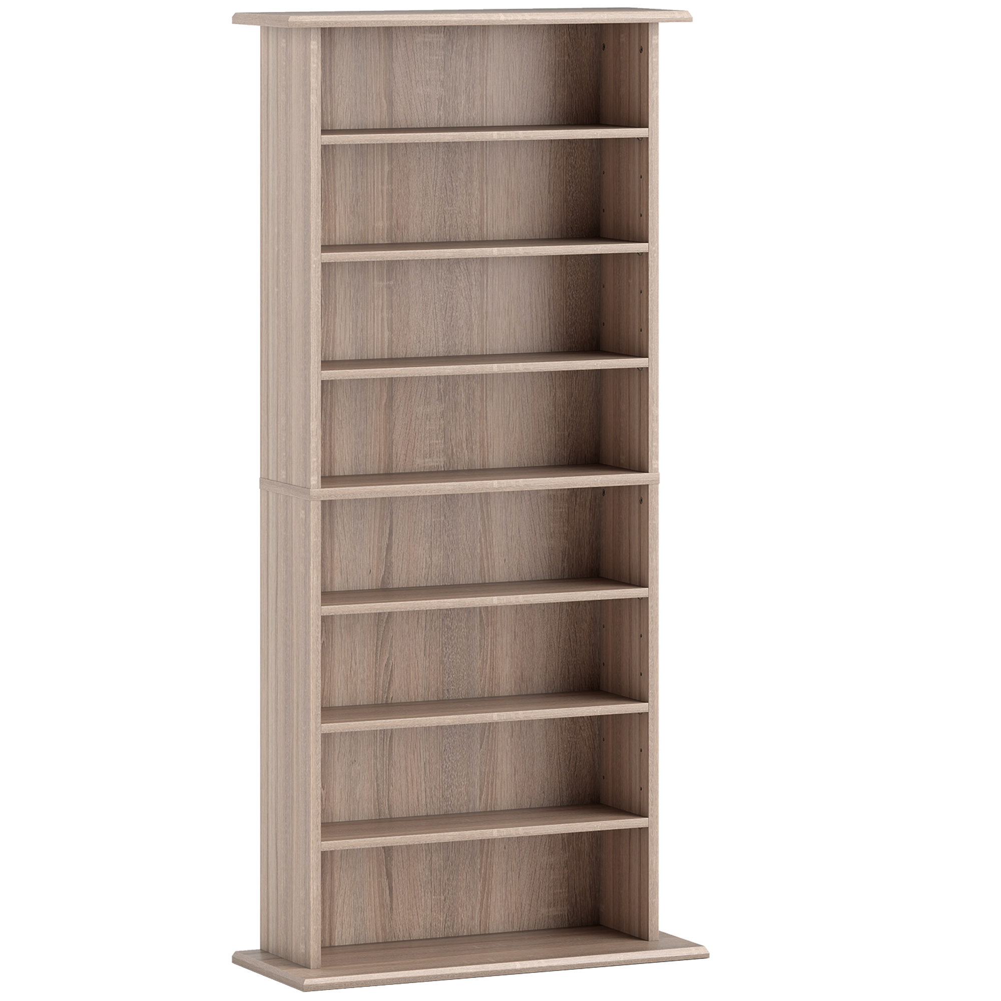 QUELLOR CD Storage Unit, 360 Capacity Media Shelf - Natural - Life Essentials