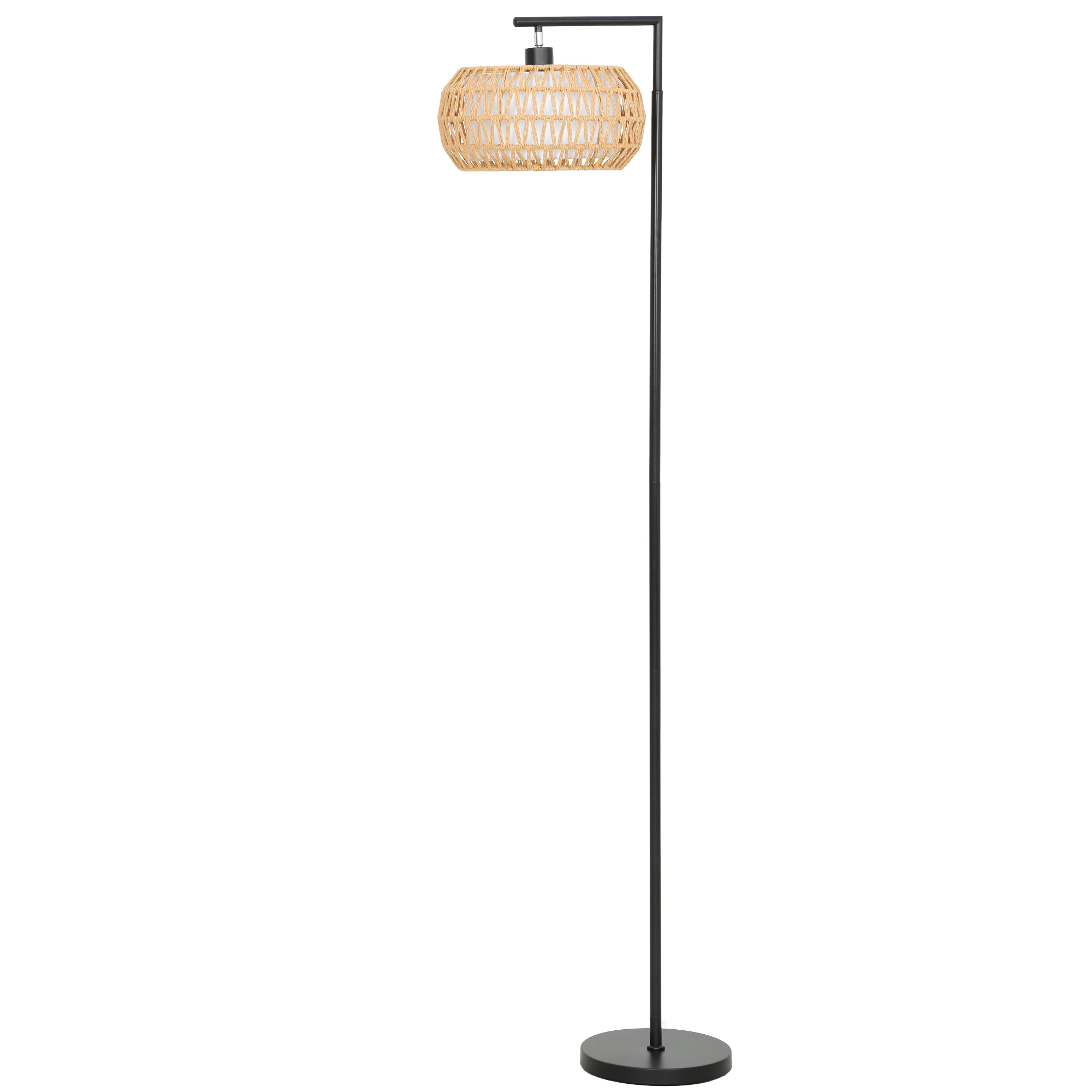 RUSSETON Boho Dimmable Floor Lamp - Black - Life Essentials