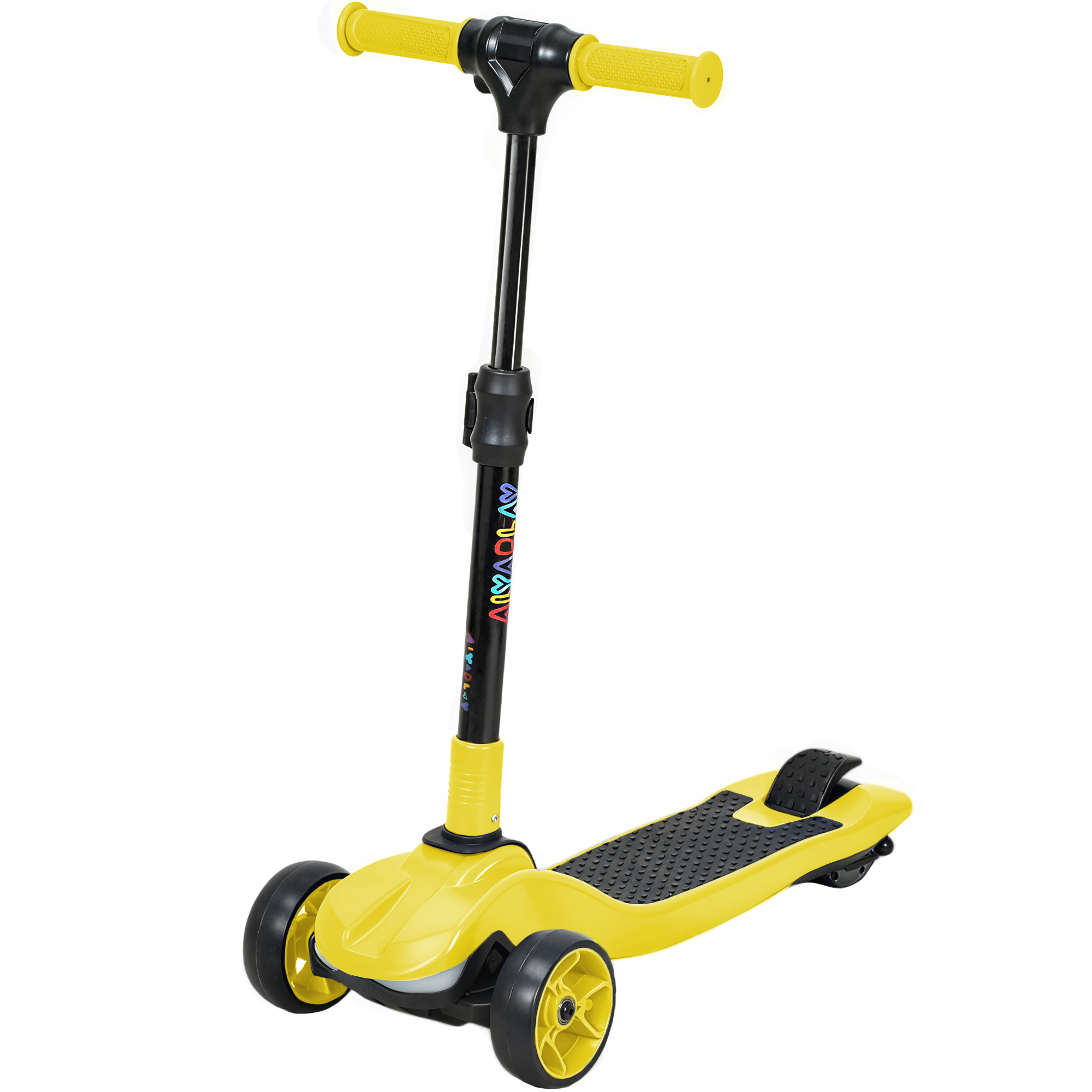 MARSETH Kids Three Wheel Electric Scooter - Yellow - Life Essentials