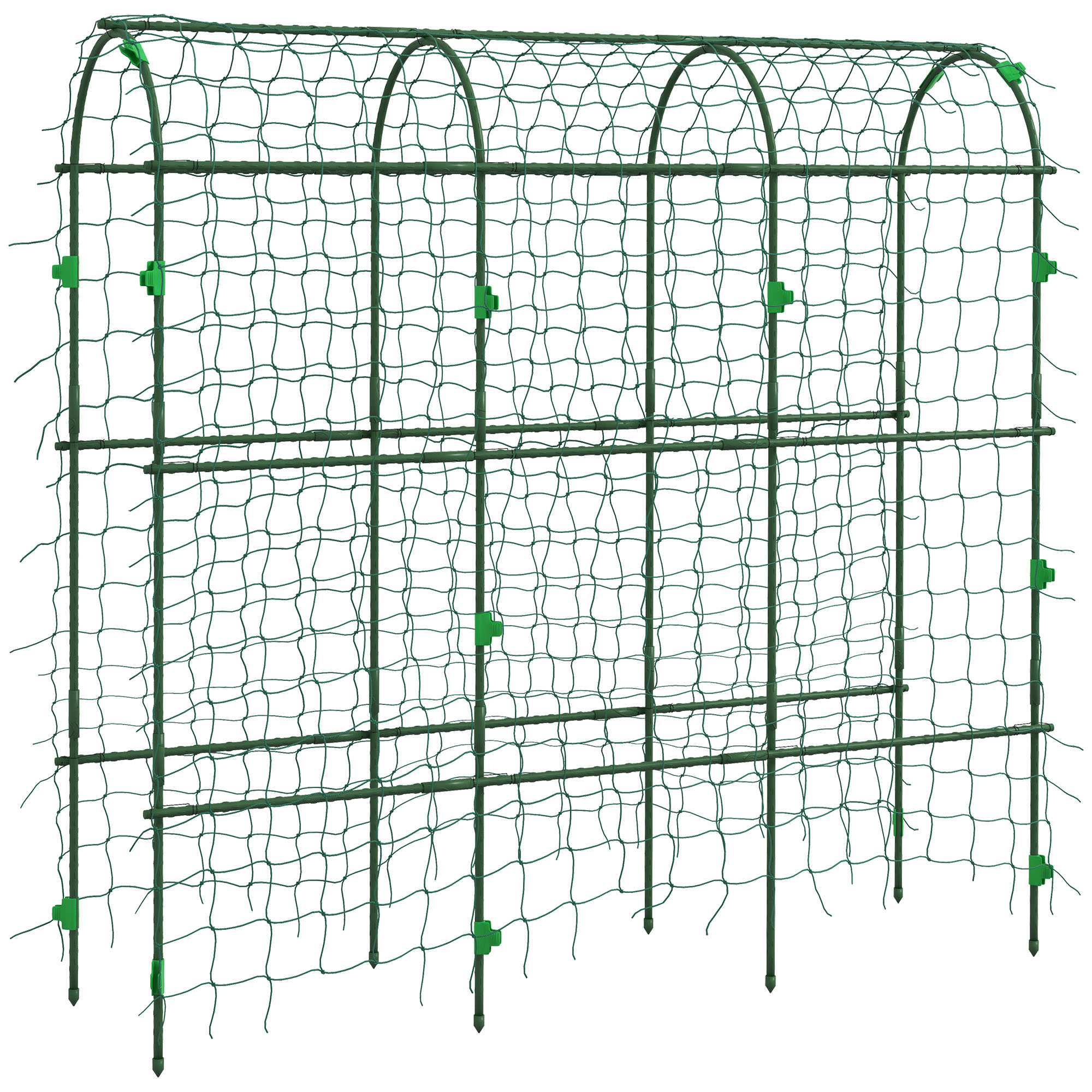 SERAUX PE Metal Garden Trellis - Green - Life Essentials