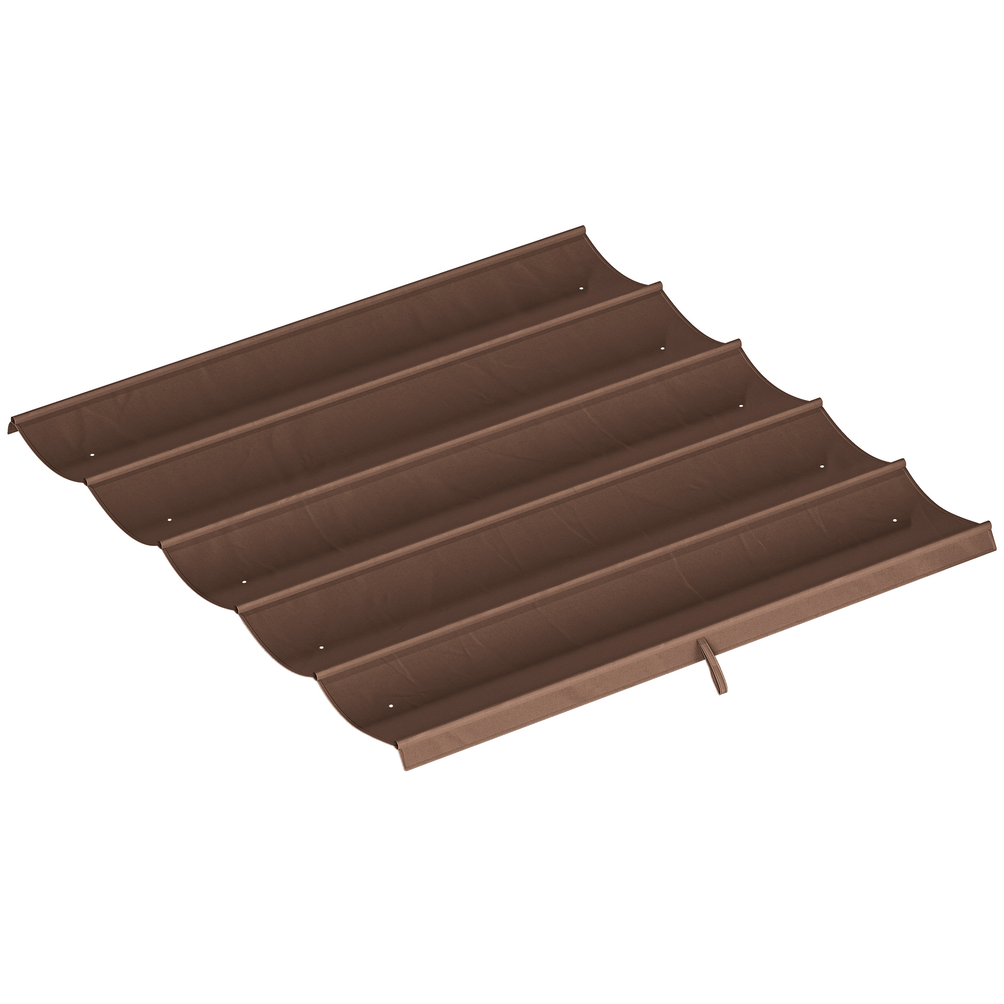 ELVON Polyester Pergola Replacement Cover - Brown - Life Essentials