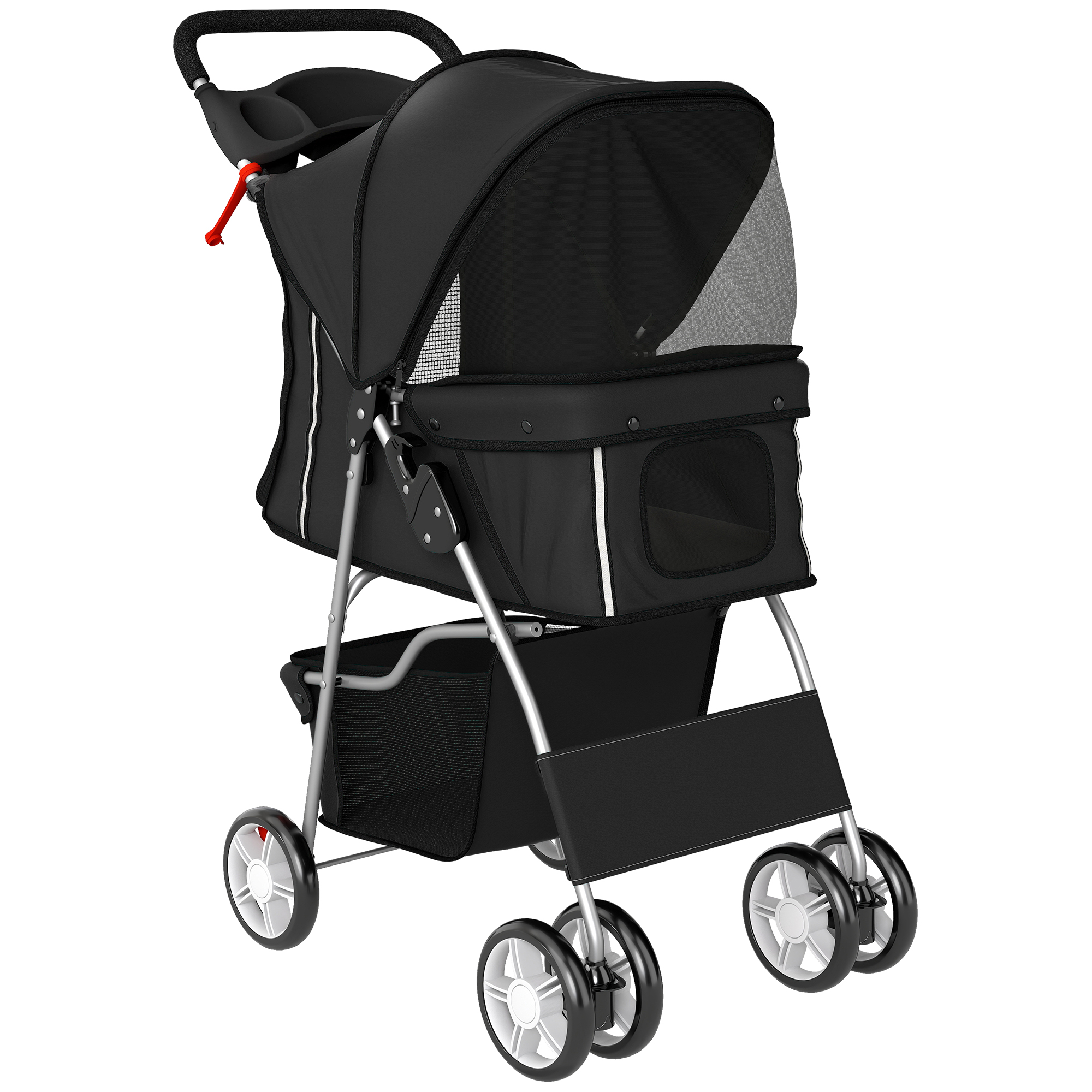 NOIORE Metal Pet Stroller - Black - Life Essentials