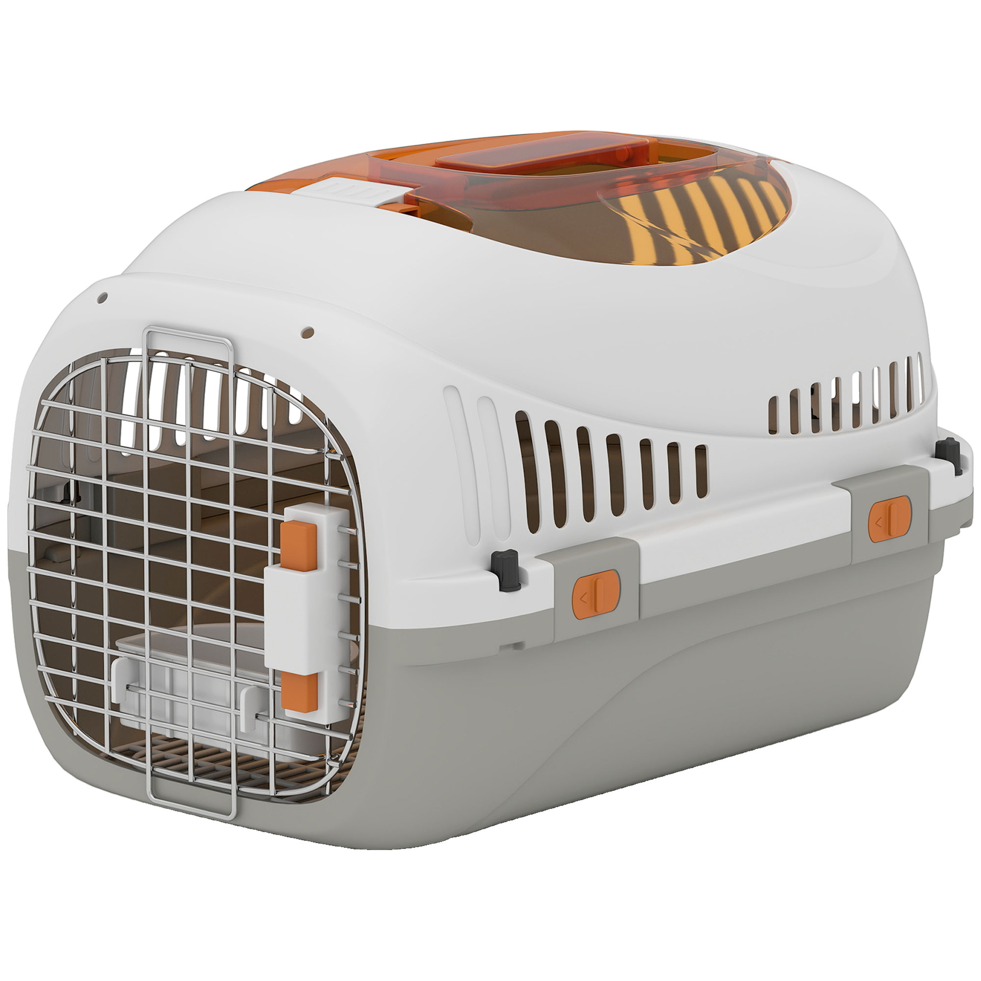 NOIAUX Metal Pet Carrier - Light Grey - Life Essentials