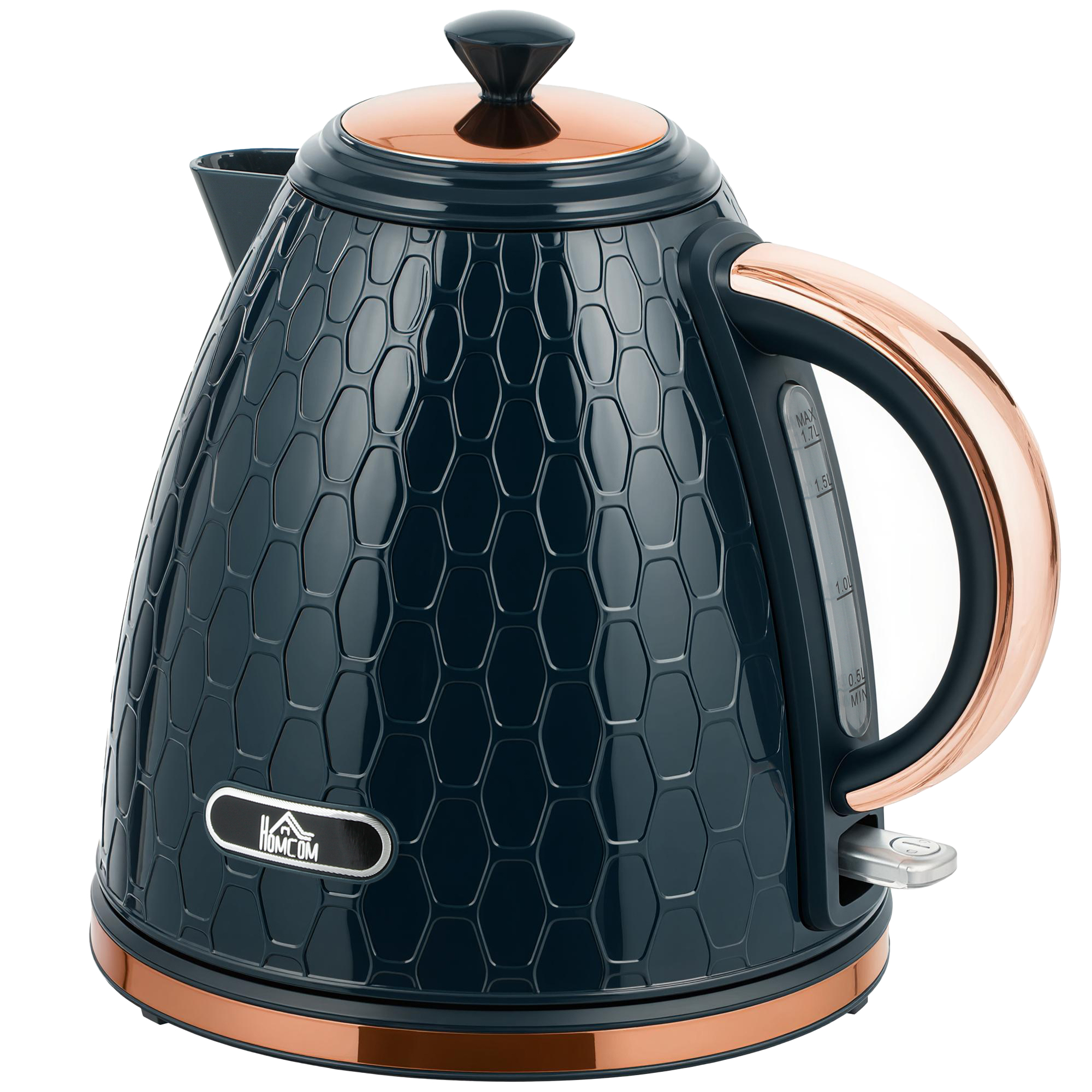 AURARI Steel Electric Kettle - Dark Blue - Life Essentials