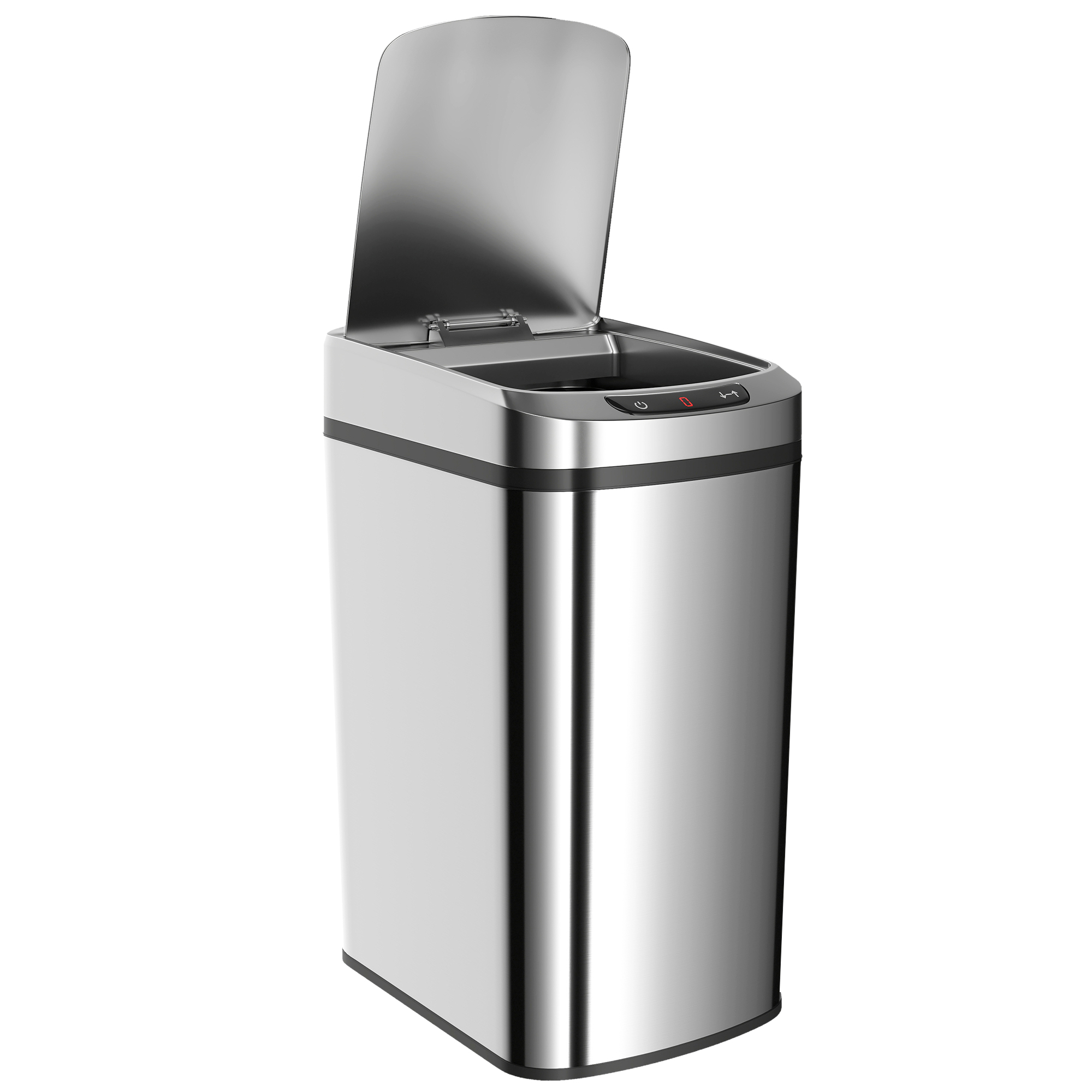 ZENENA ABS Automatic Sensor Bin - Silver - Life Essentials