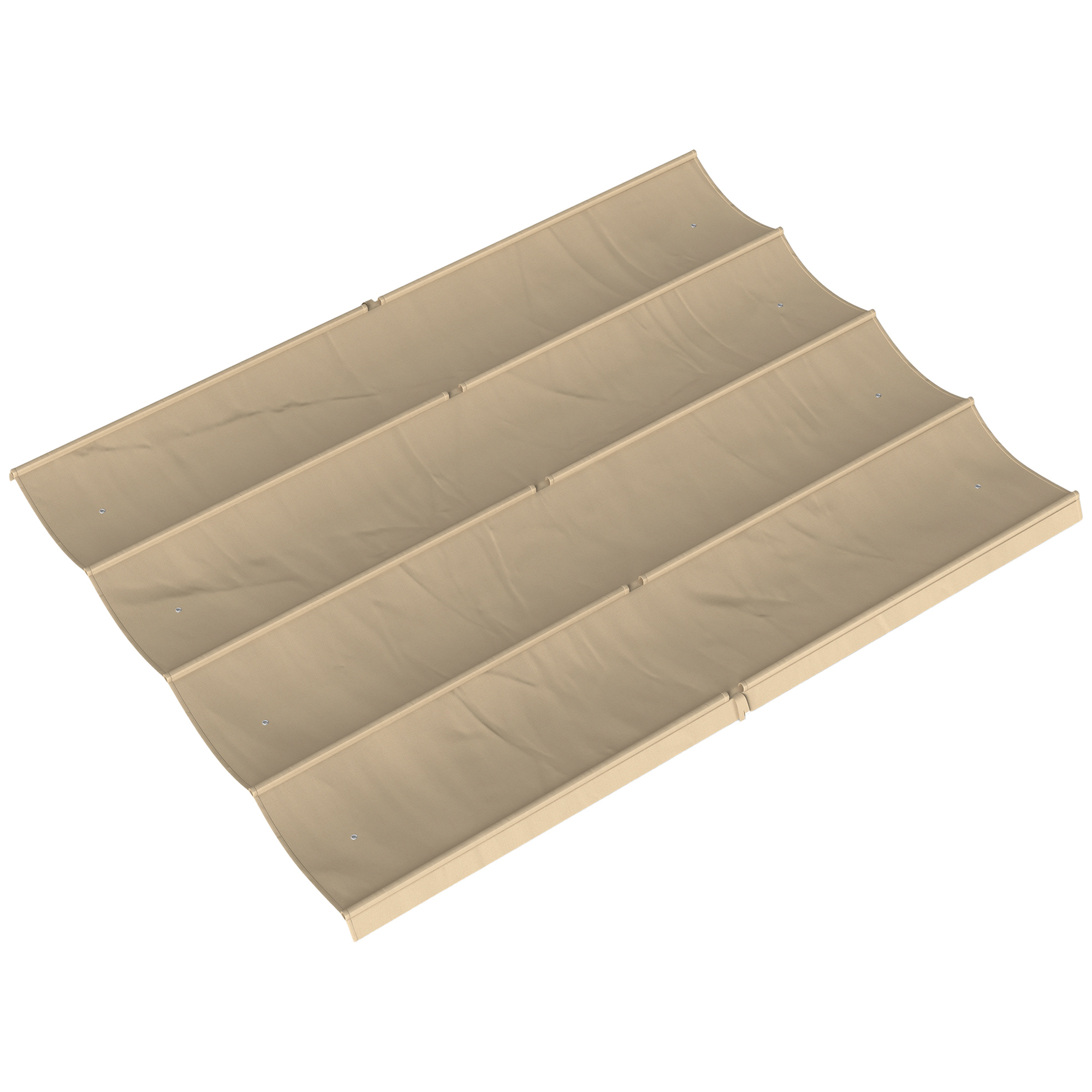 VORARA Polyester Pergola Replacement Canopy - Khaki - Life Essentials