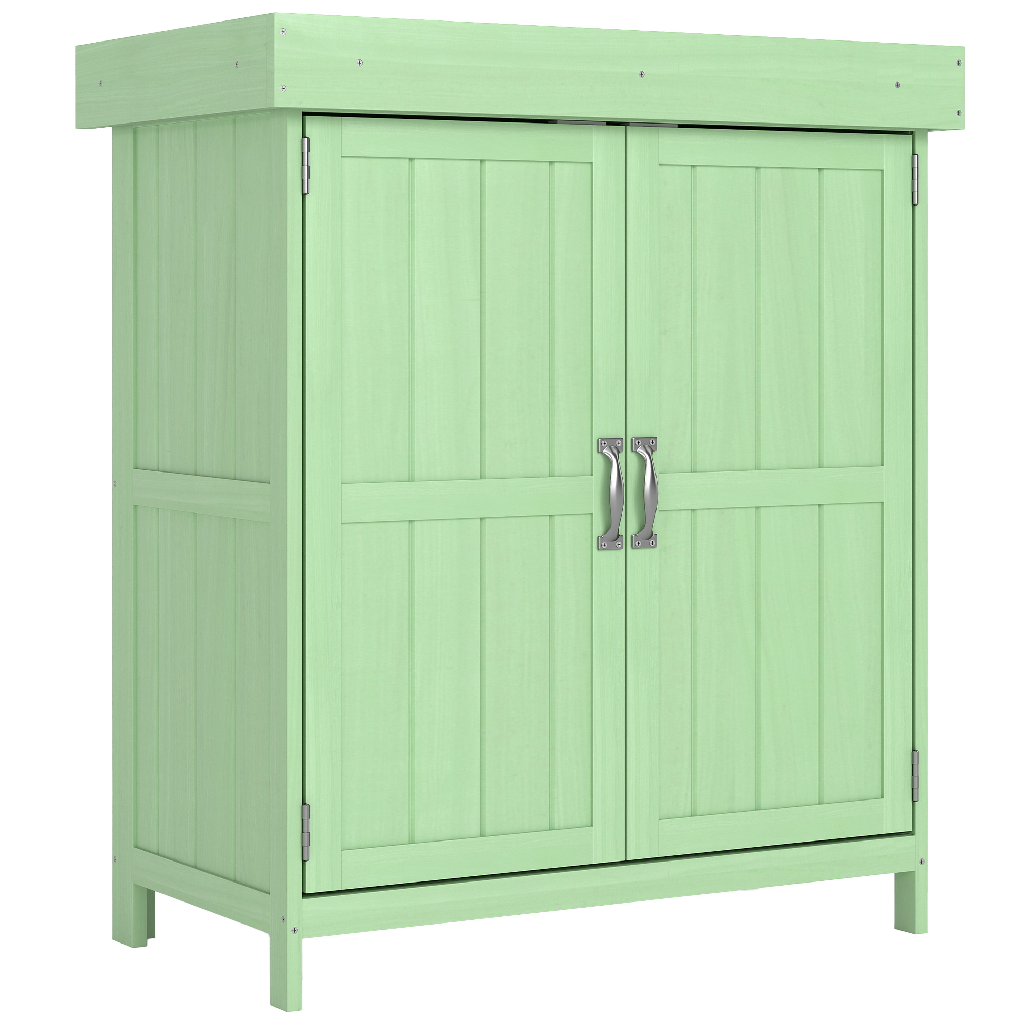 BELIX Wooden Wooden Garden Shed - Green - Life Essentials