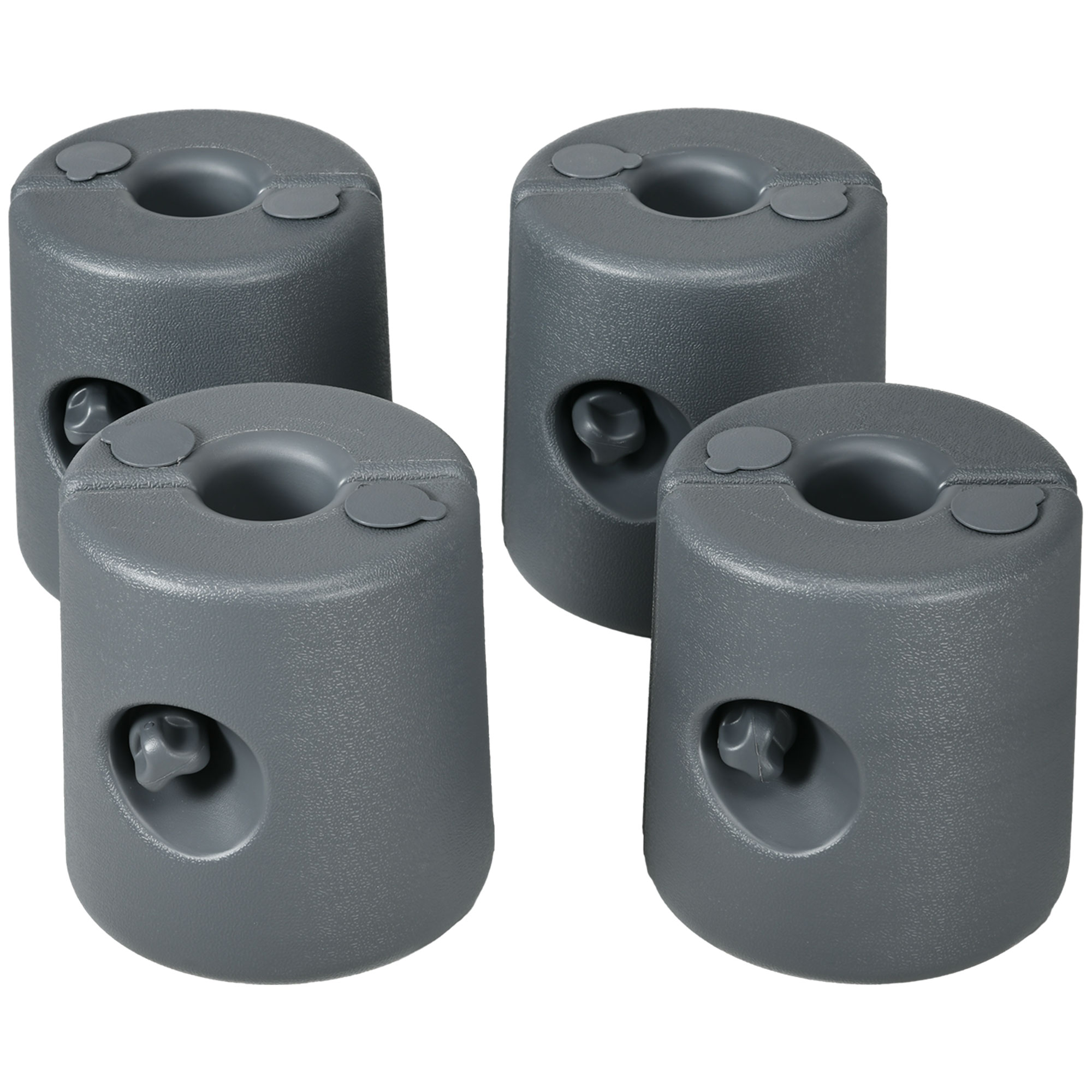 VORORA Plastic Tent Weights Set - Grey - Life Essentials