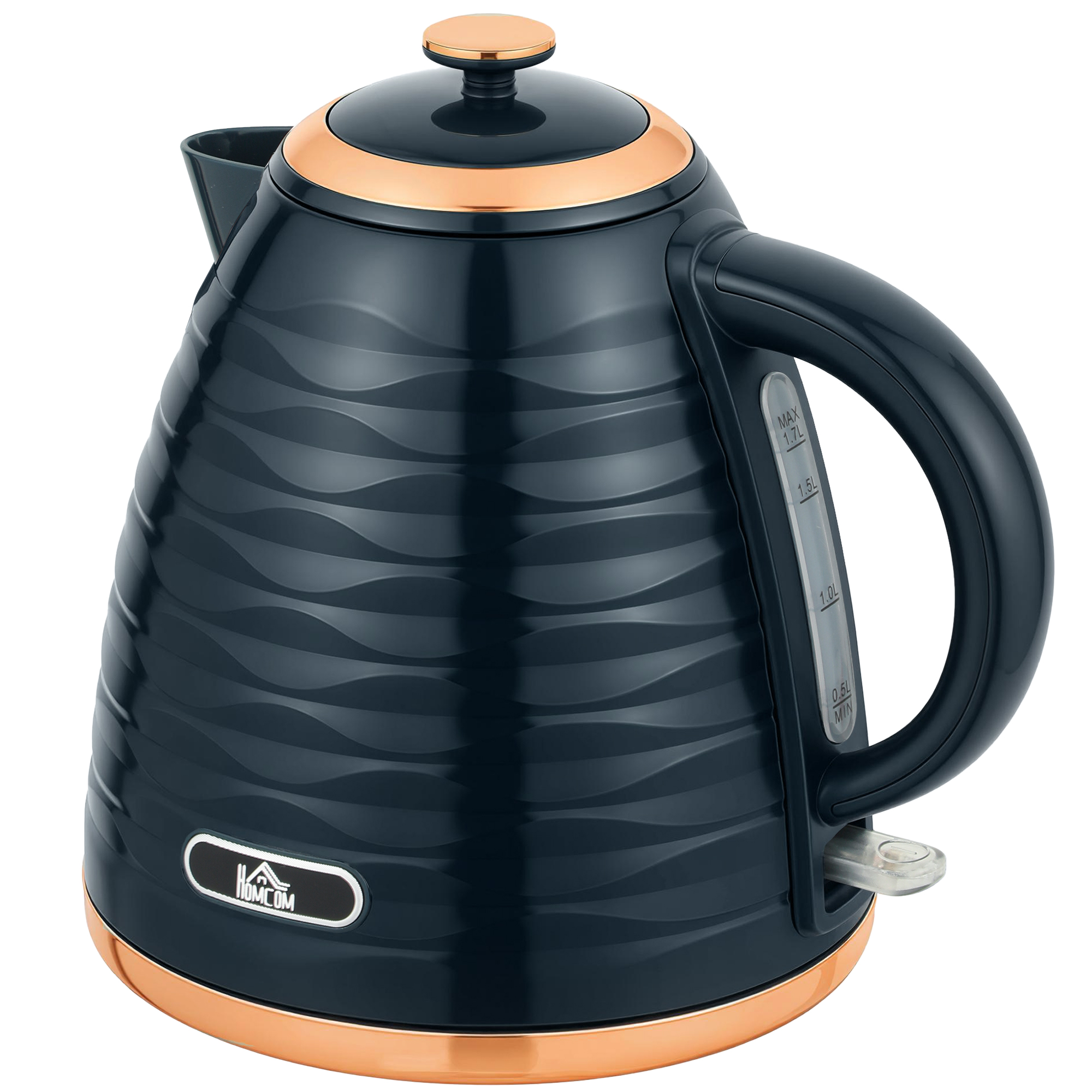 AURORE Steel Electric Kettle - Blue - Life Essentials