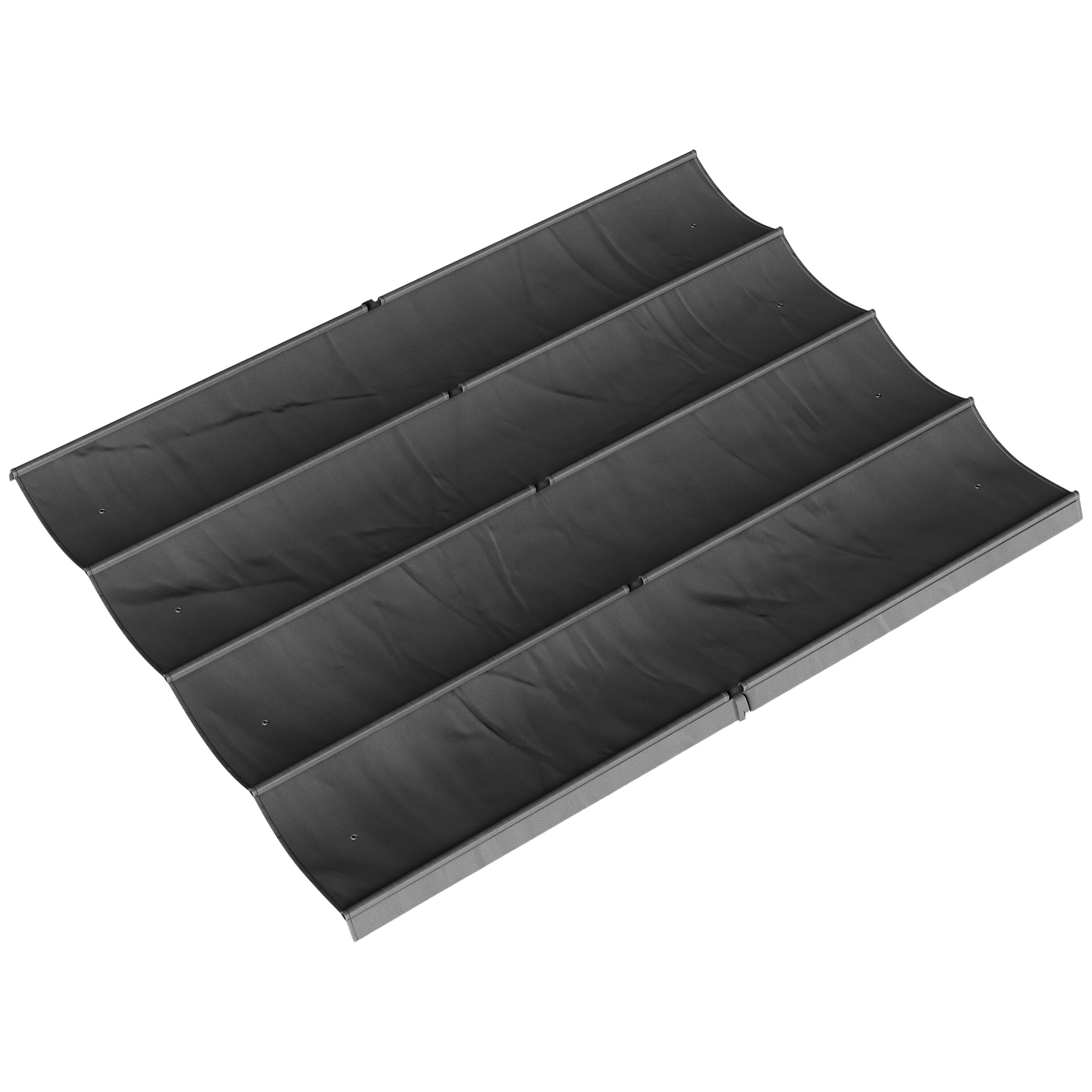 VORARA Polyester Pergola Replacement Canopy - Dark Grey - Life Essentials
