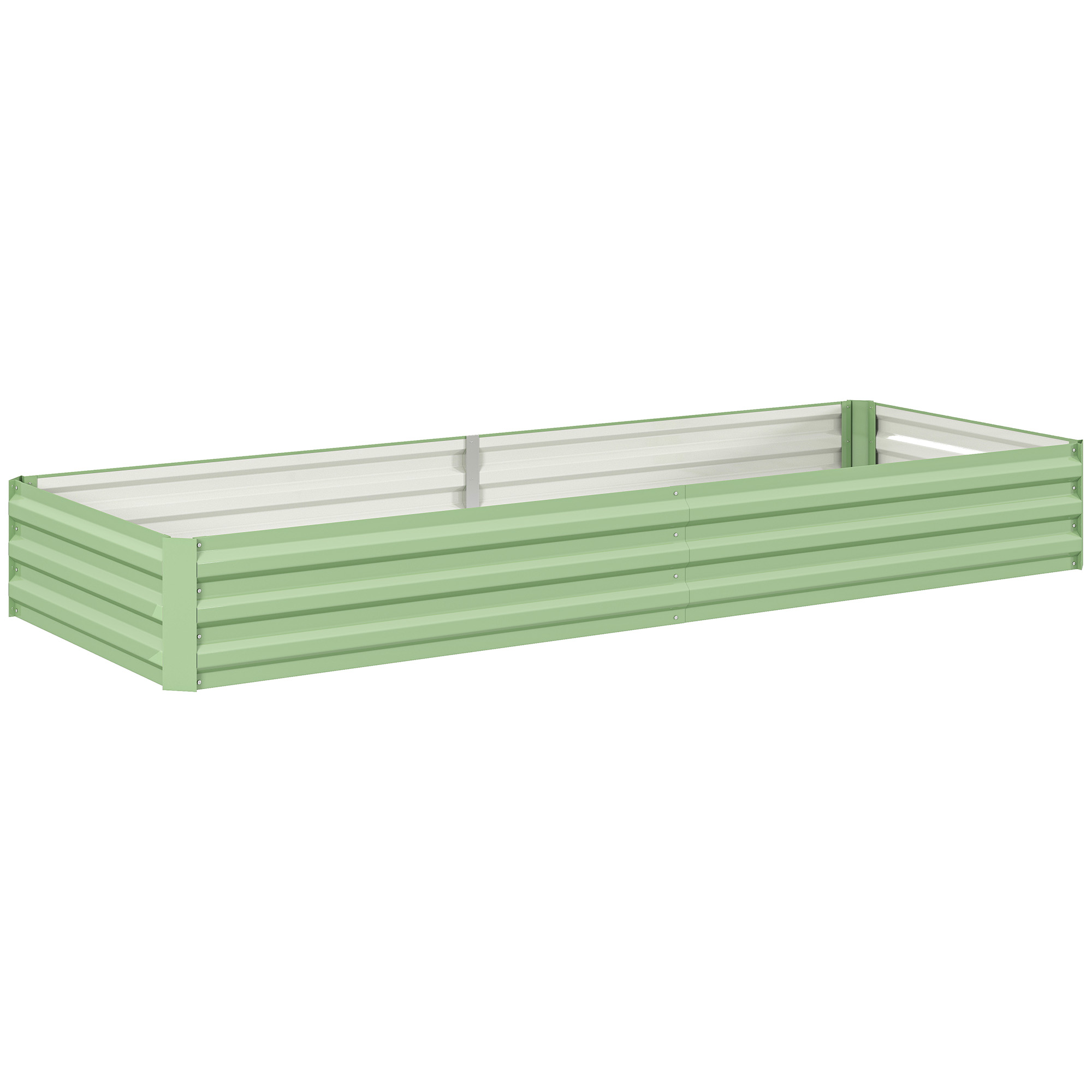 CASTREX Metal Metal Raised Garden Bed - Light Green - Life Essentials