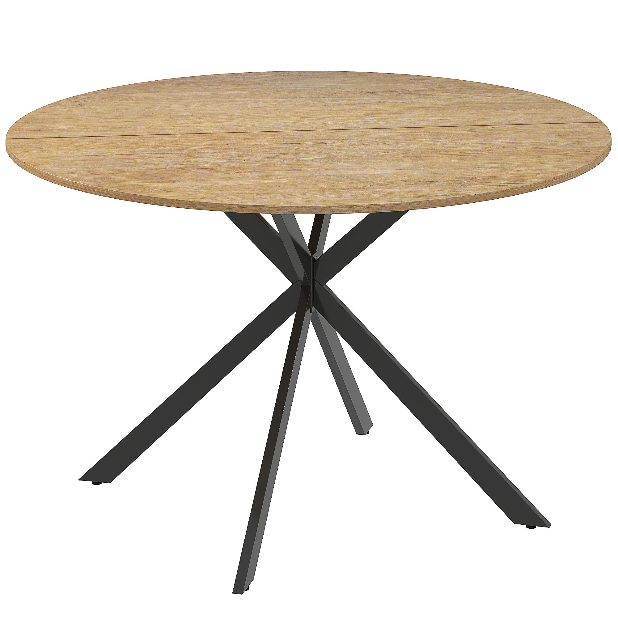 NOVORA Wooden Dining Table - Oak - Life Essentials