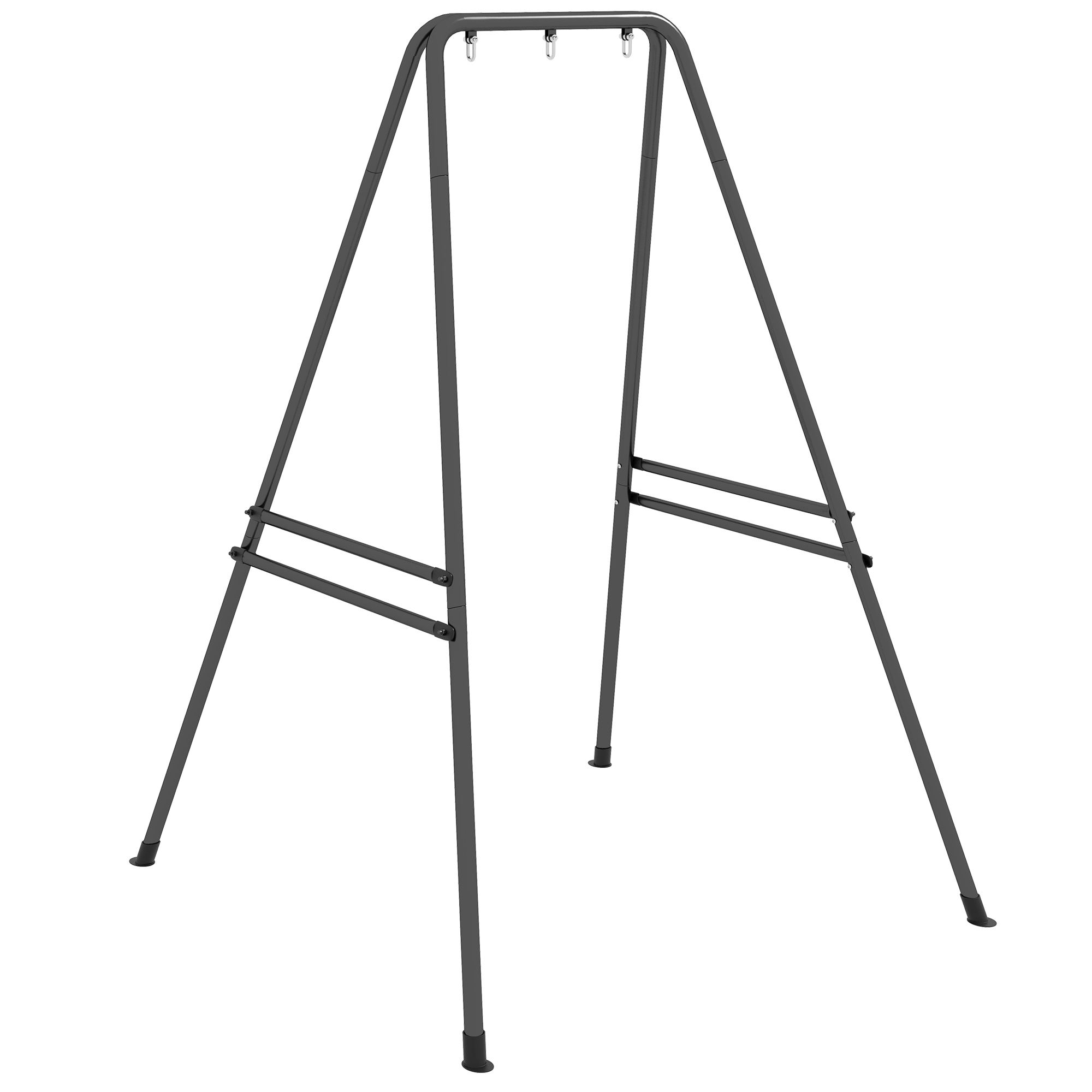 VALENA Steel Hammock Chair Stand - Black - Life Essentials