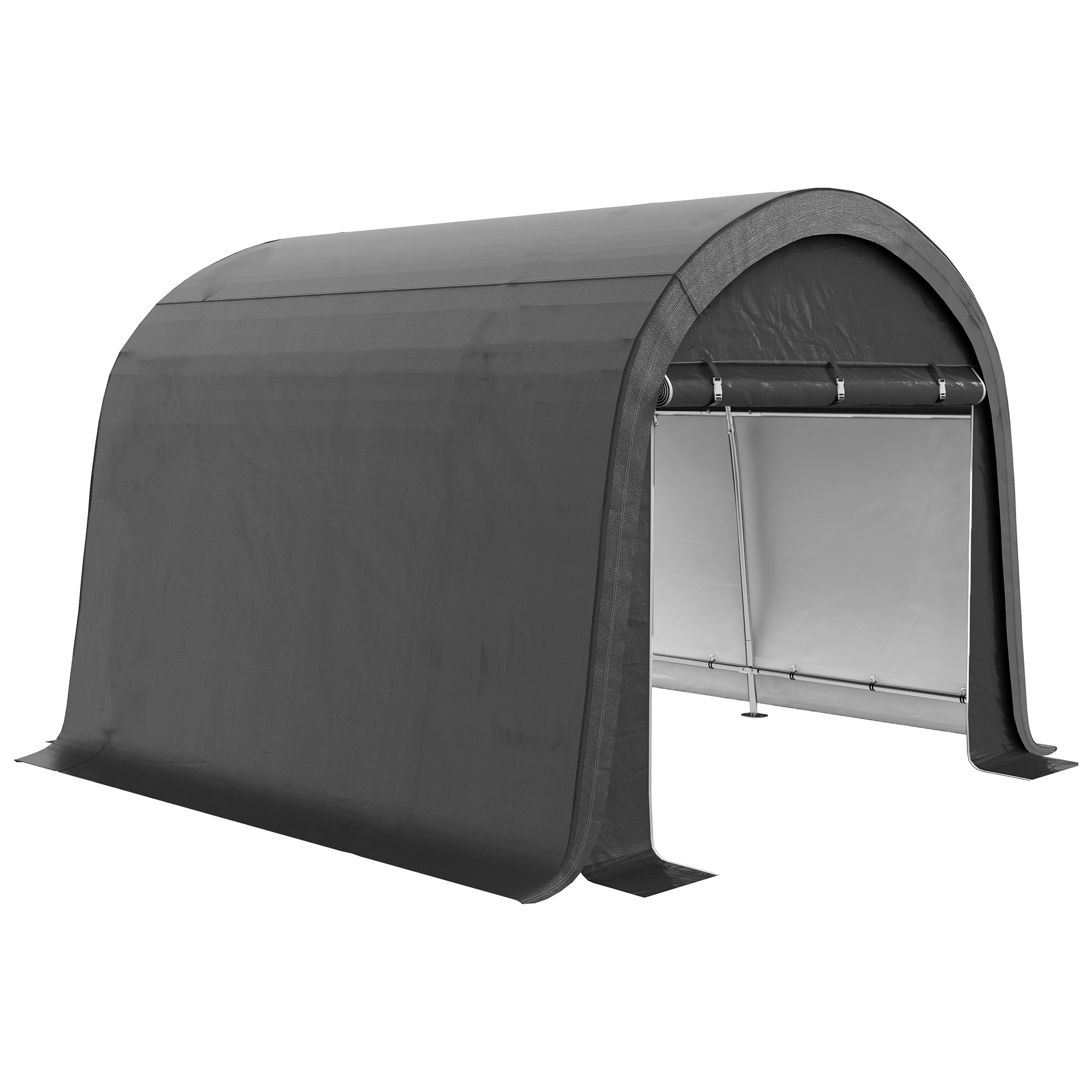 MERGLO PE Garden Storage Tent - Grey - Life Essentials