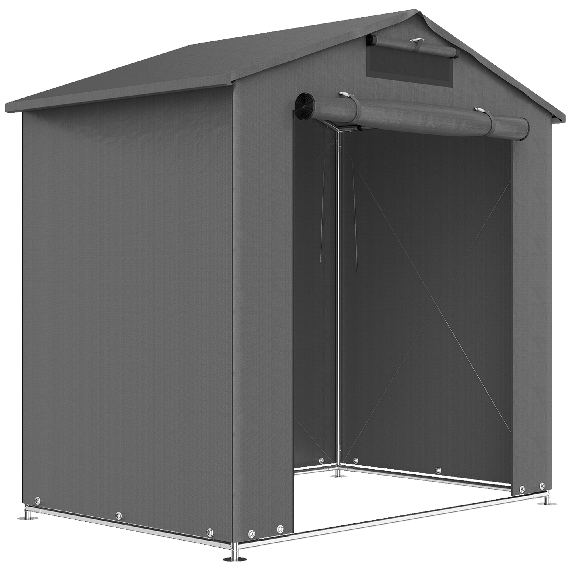 ORAURE PE Garden Storage Tent - Dark Grey - Life Essentials