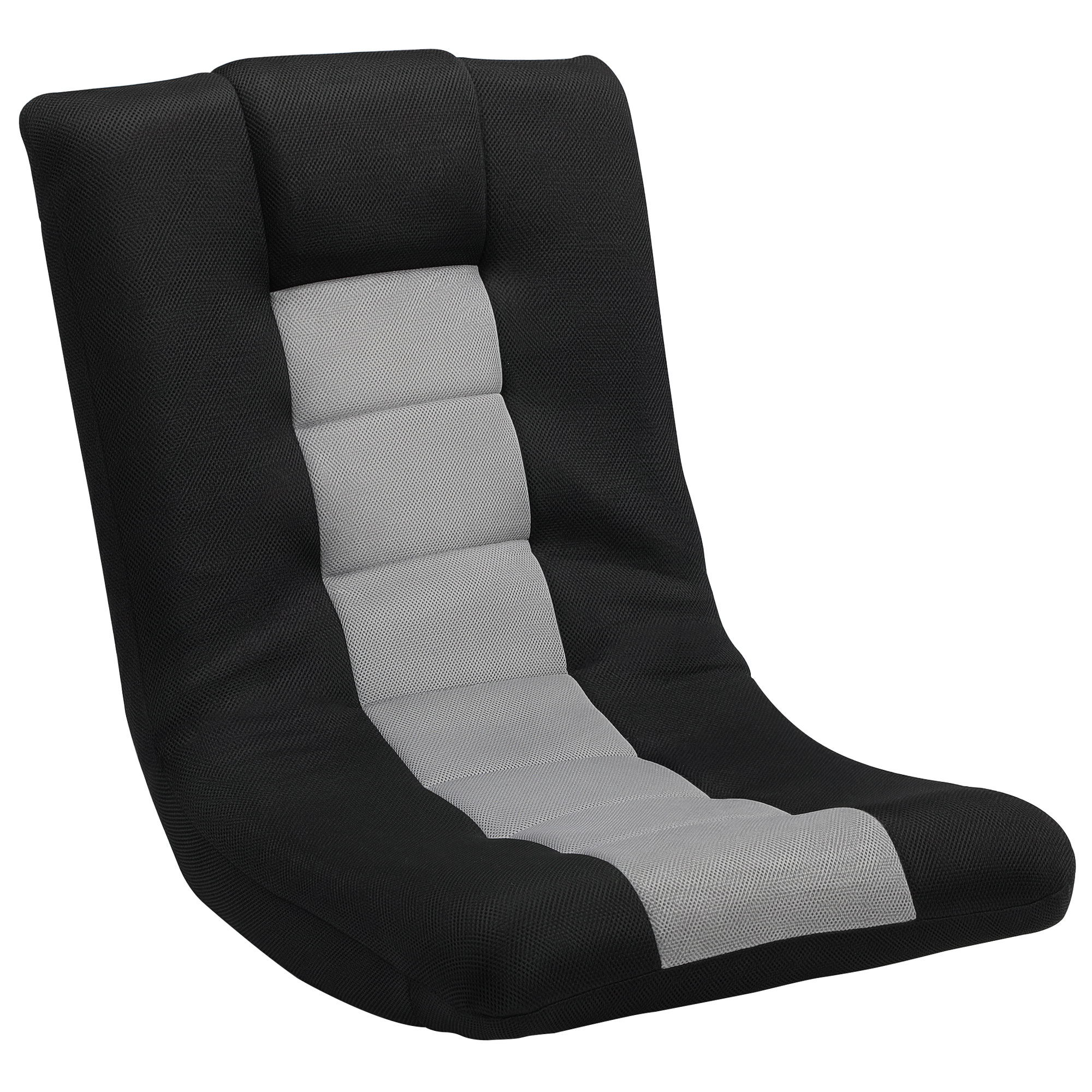 NOVARI Metal Folding Floor Chair - Black - Life Essentials