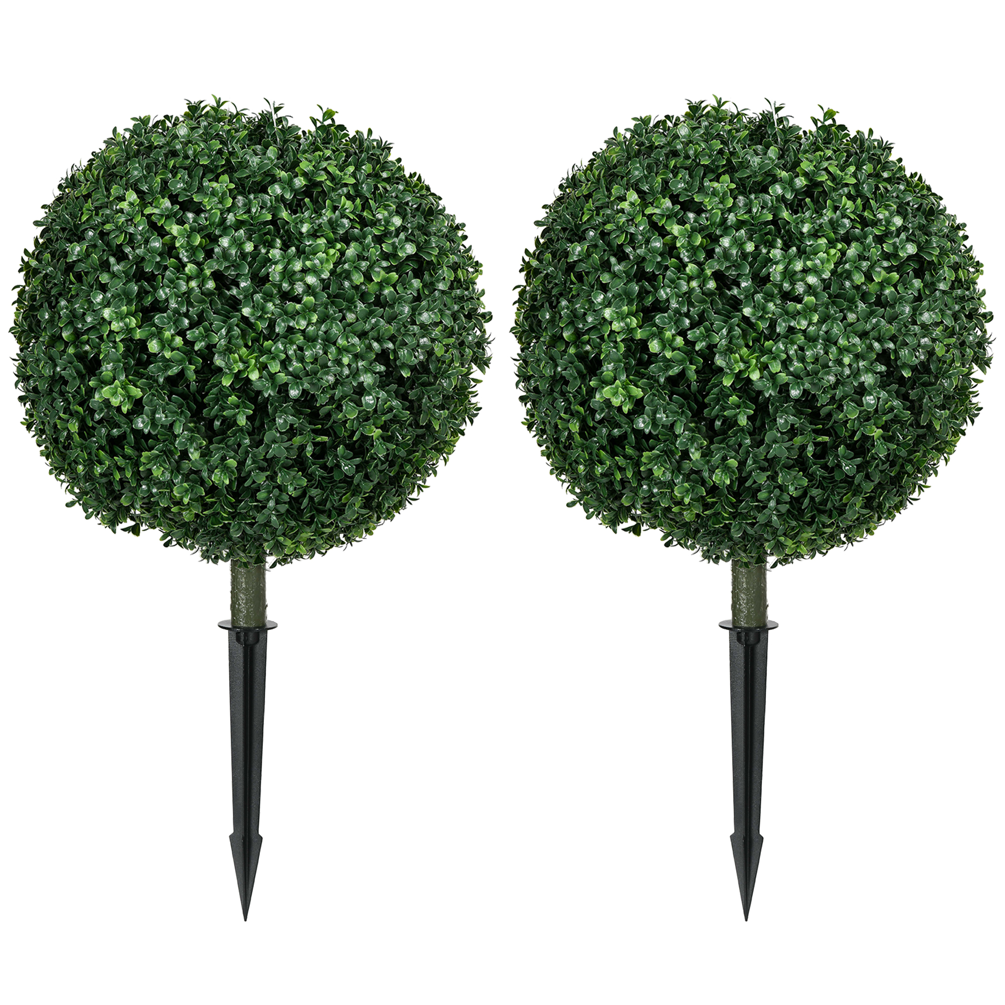 VELARA PE Artificial Topiary Tree Set - Green - Life Essentials