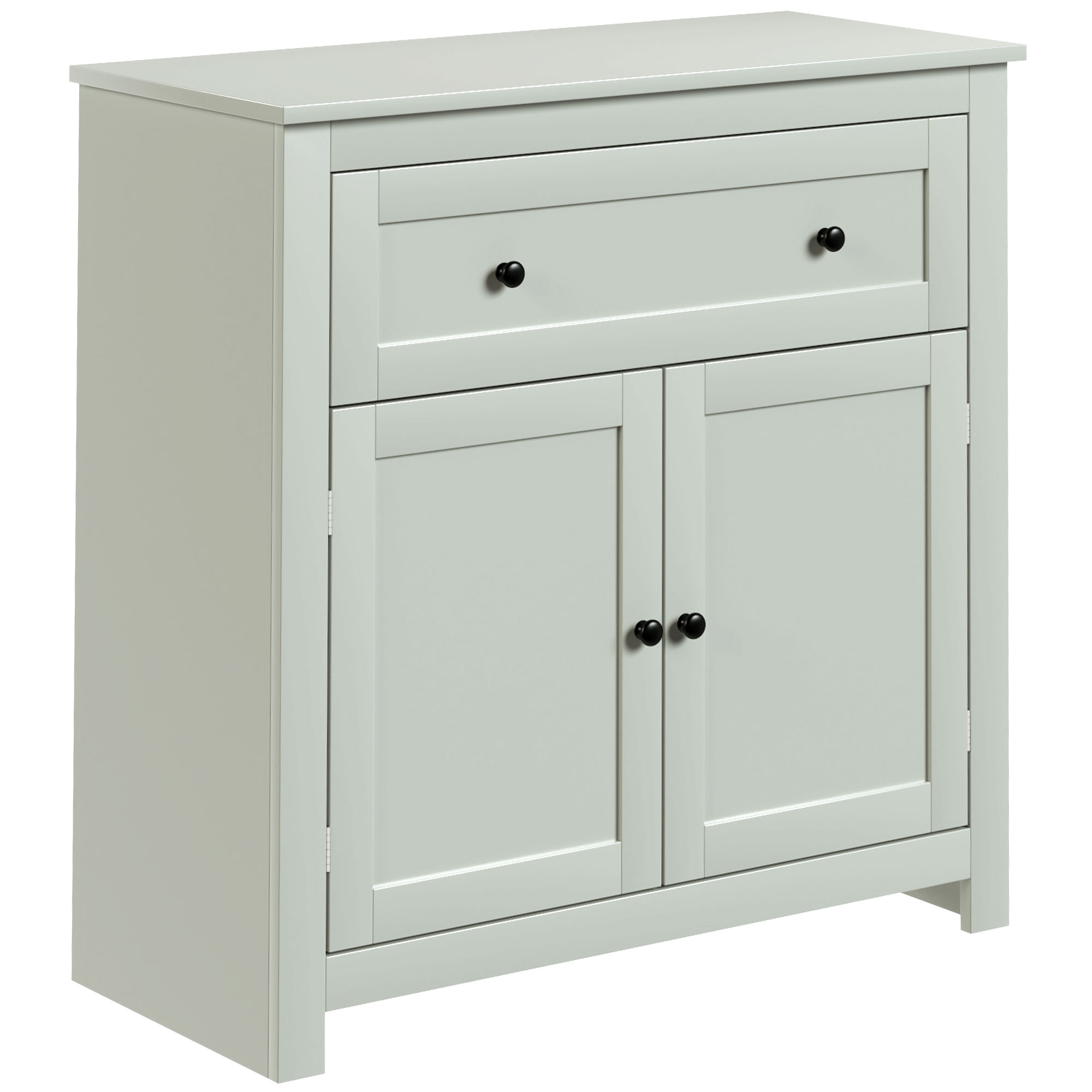 NOVELI Wooden Sideboard Cabinet - Green - Life Essentials