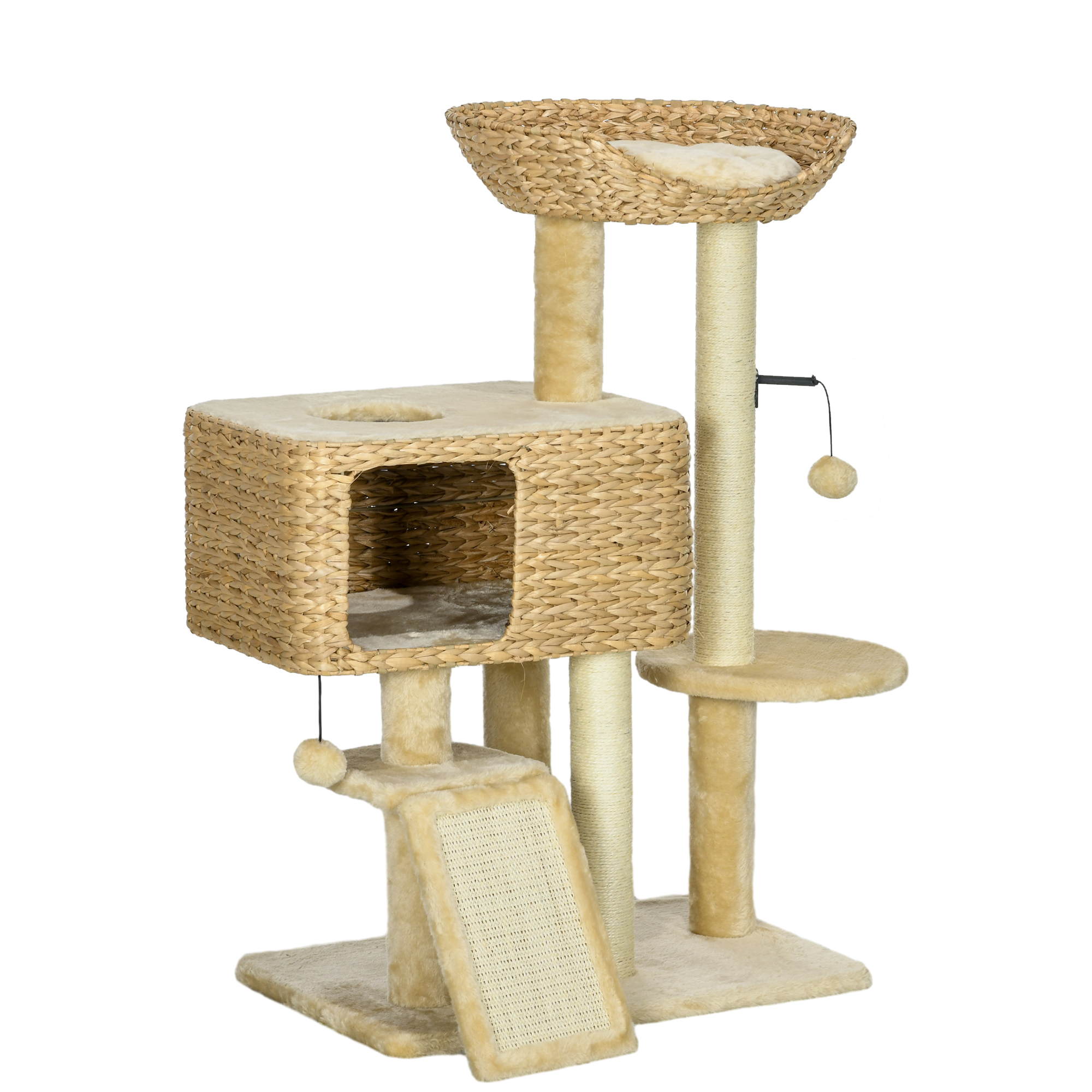 Harglen Beige Cat Tree - 60cm - Life Essentials