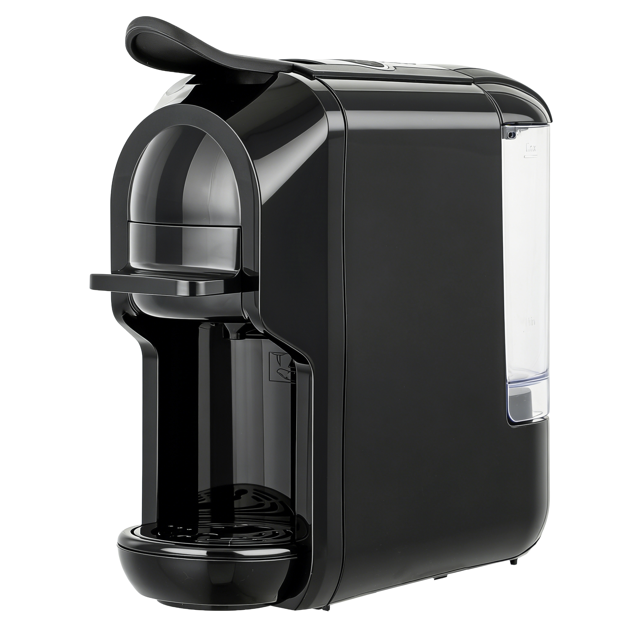 Ashwood Black Stainless Steel Pod Coffee Machine - 11.5cm - Life Essentials