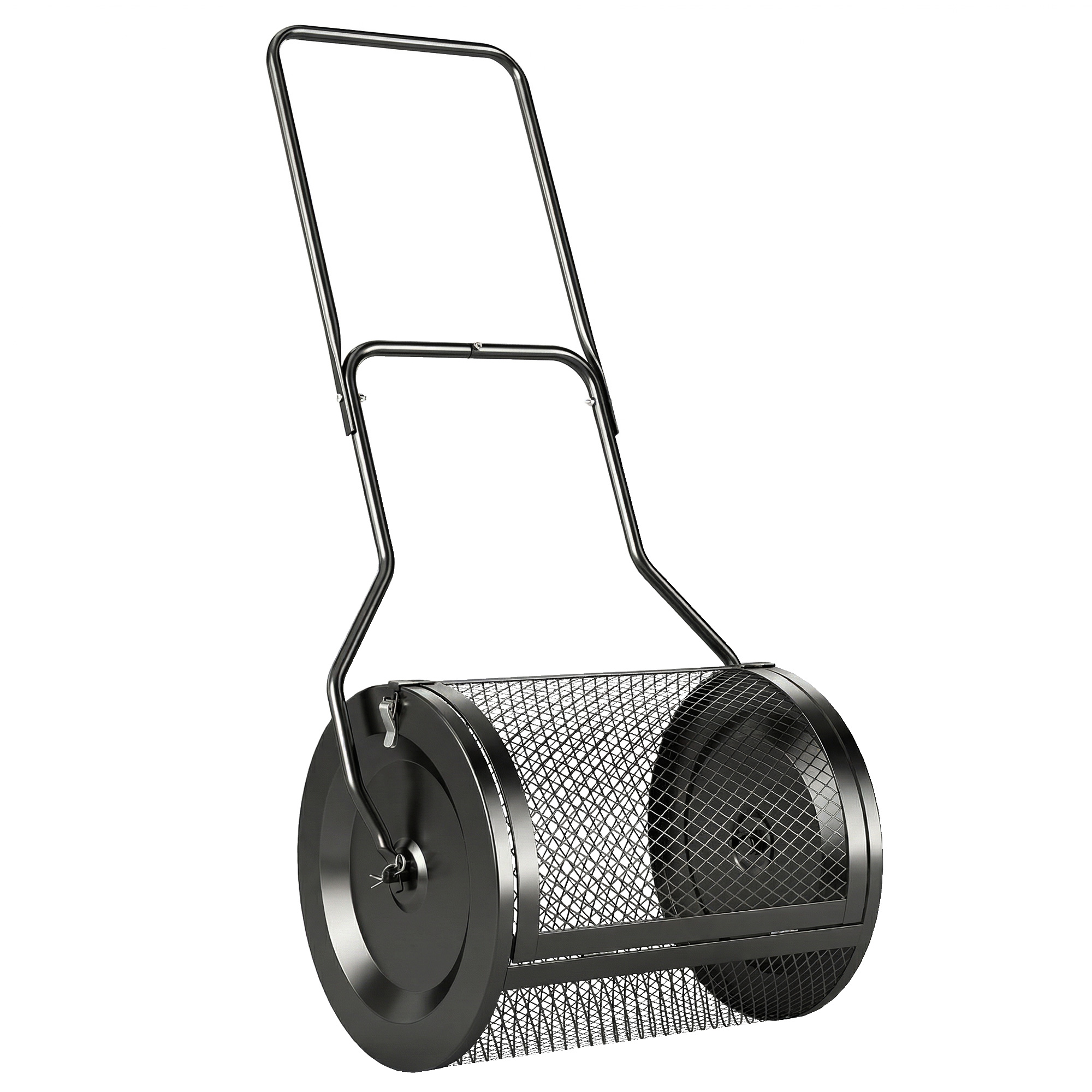 Wexex Black Metal Compost Spreader - 40cm - Life Essentials
