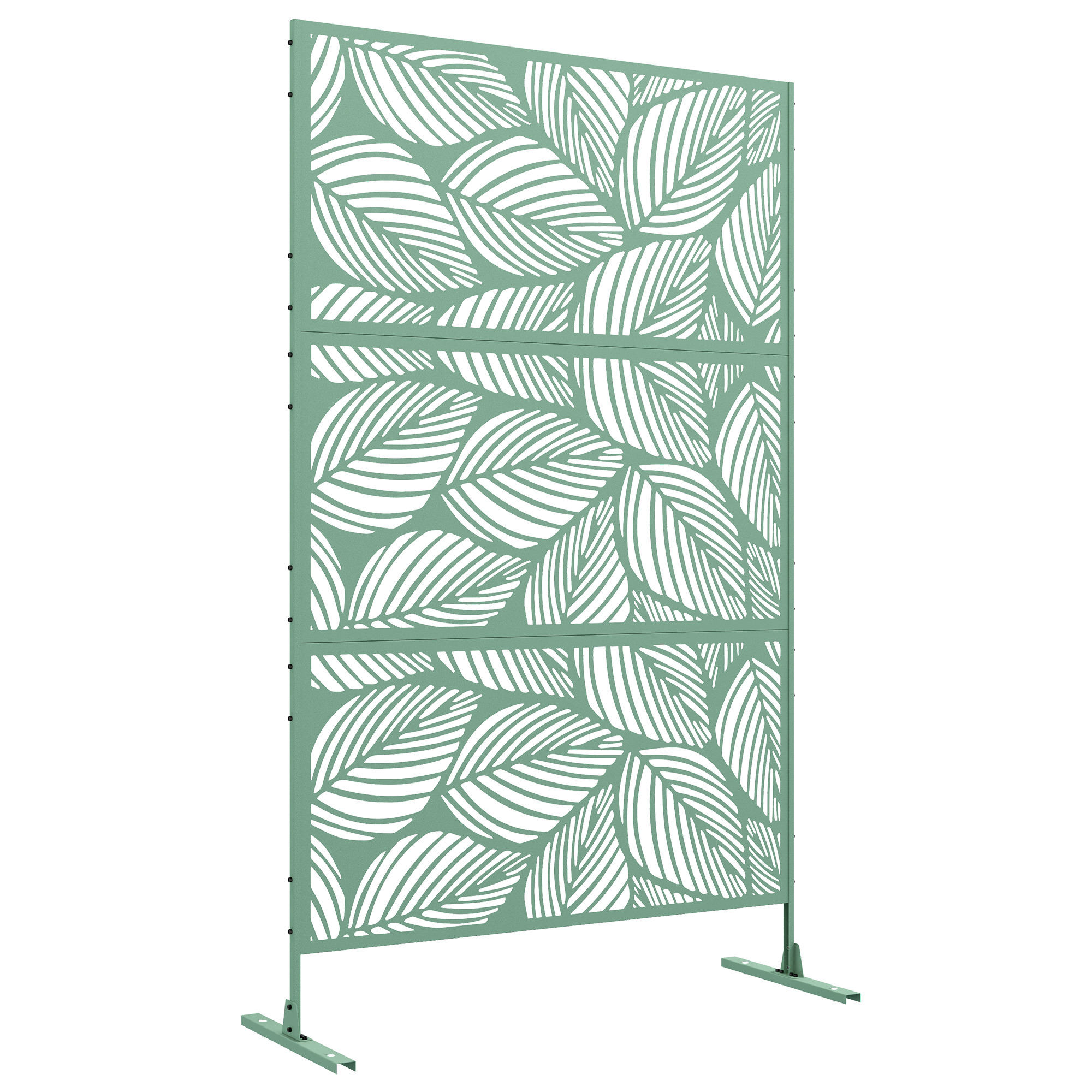 Belmont Green Steel Outdoor Privacy Screen - 122cm - Life Essentials