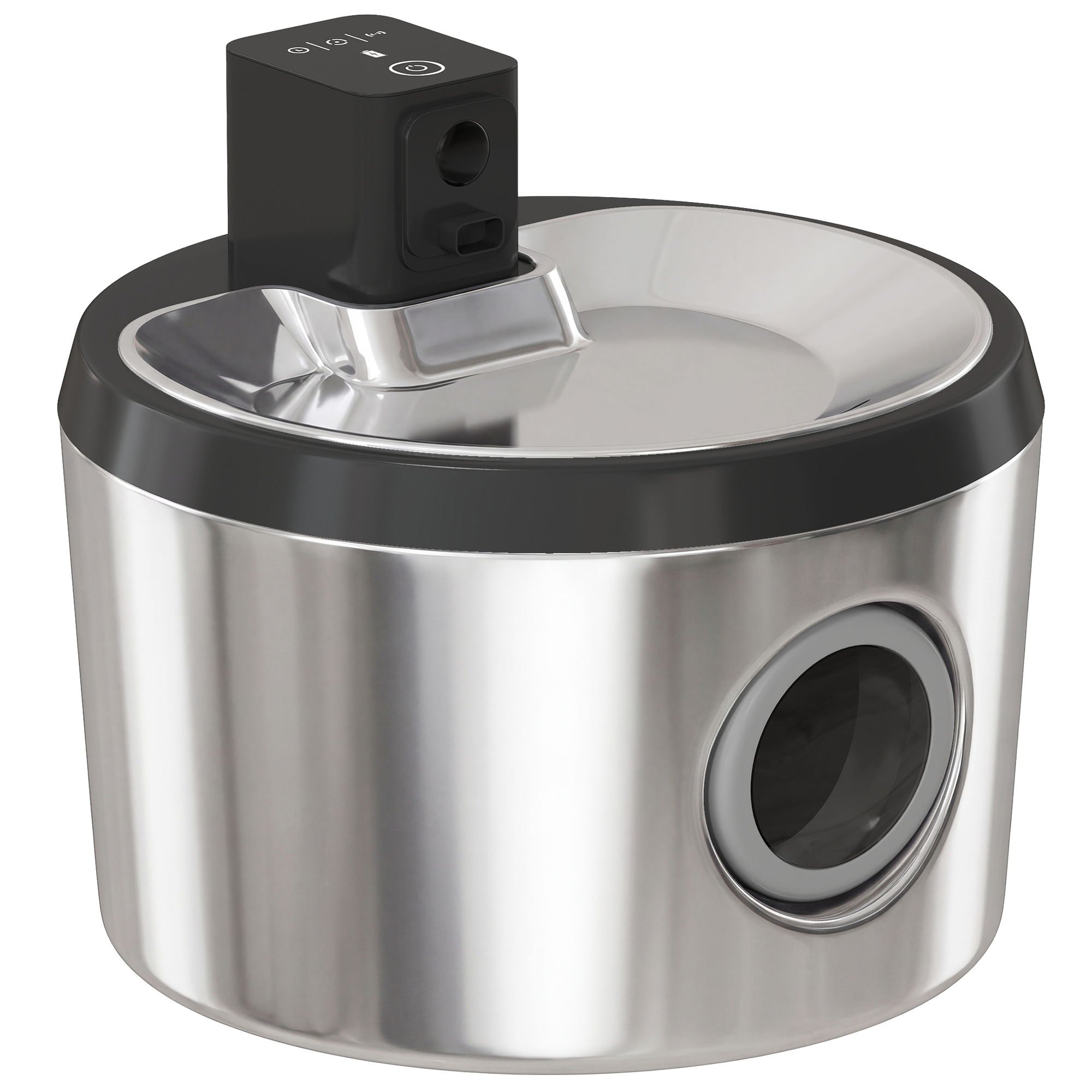 Evoia Silver Stainless Steel Cat Water Fountain - 22.5cm - Life Essentials
