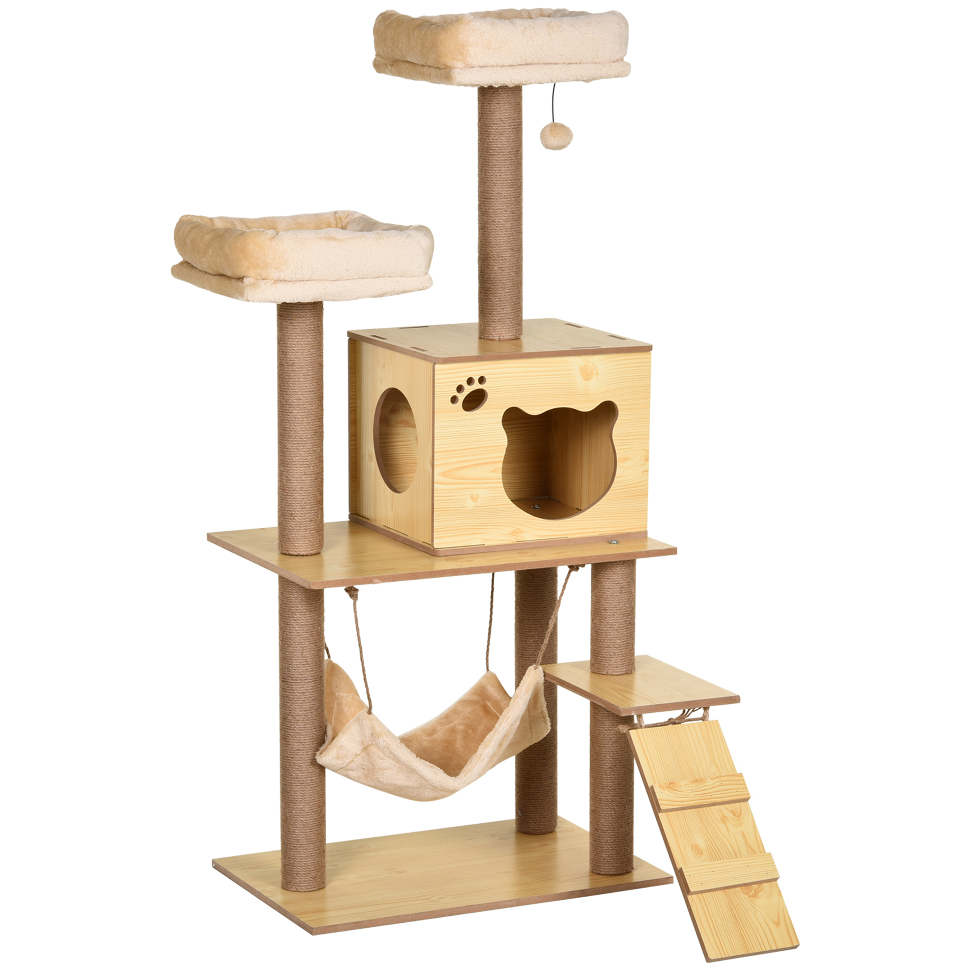 Kencour Yellow Cat Tree - 40cm - Life Essentials