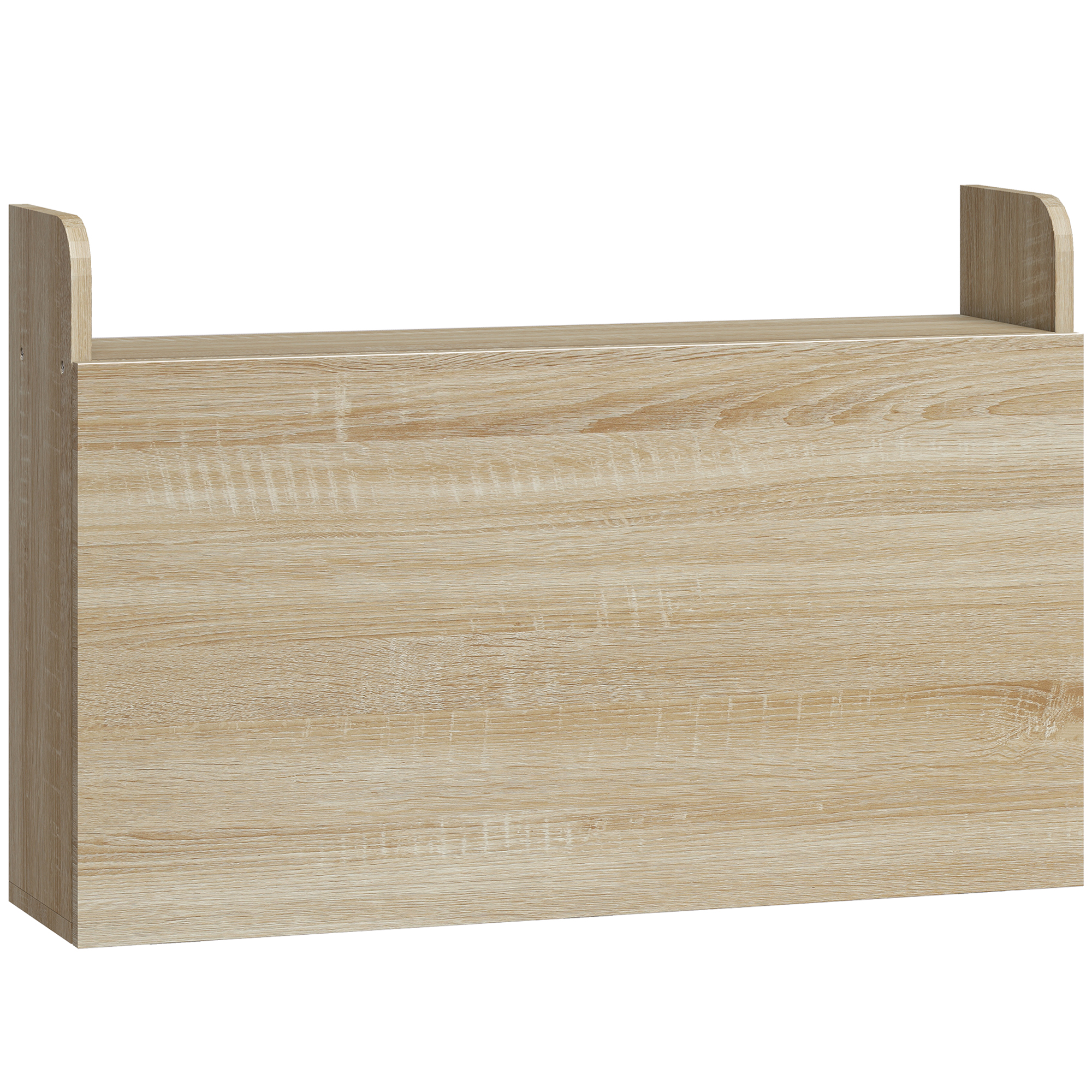 Luxmont Oak Wall Mounted Desk - 77cm - Life Essentials