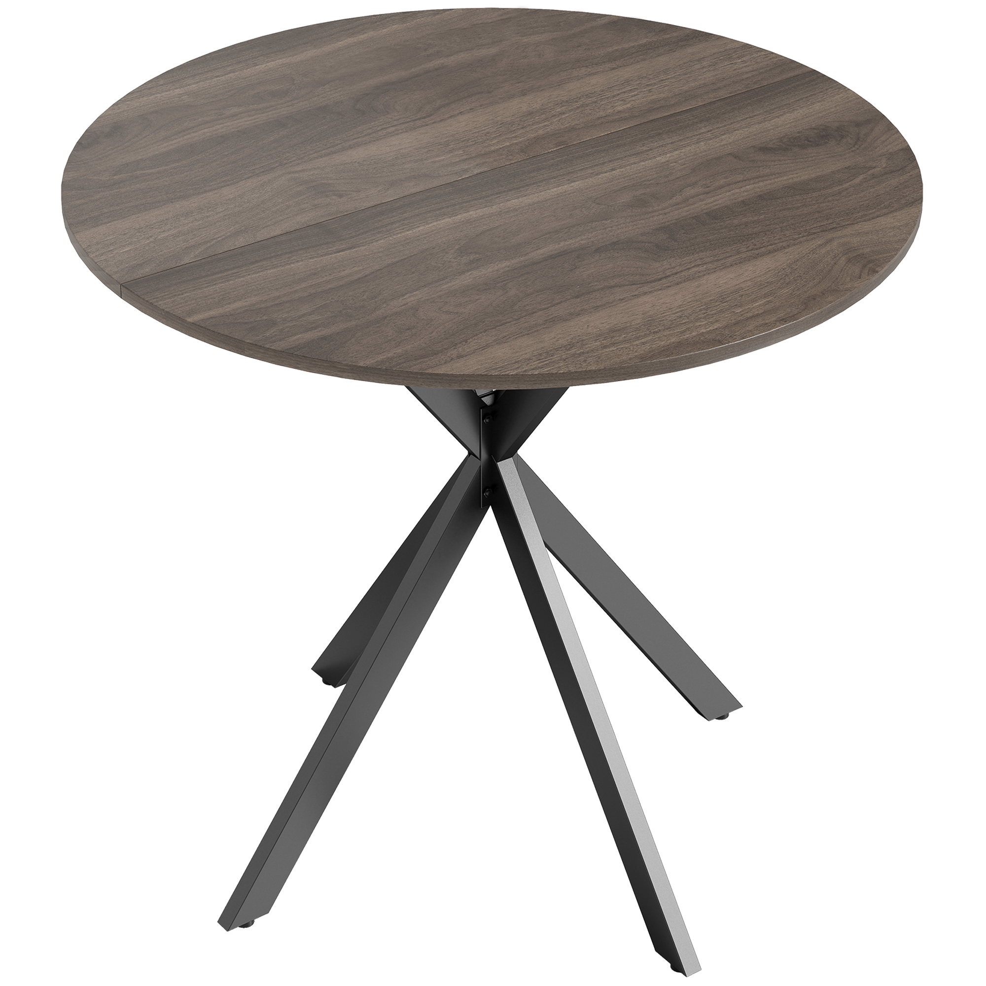 Ashthor Brown Dining Table - 80cm - Life Essentials