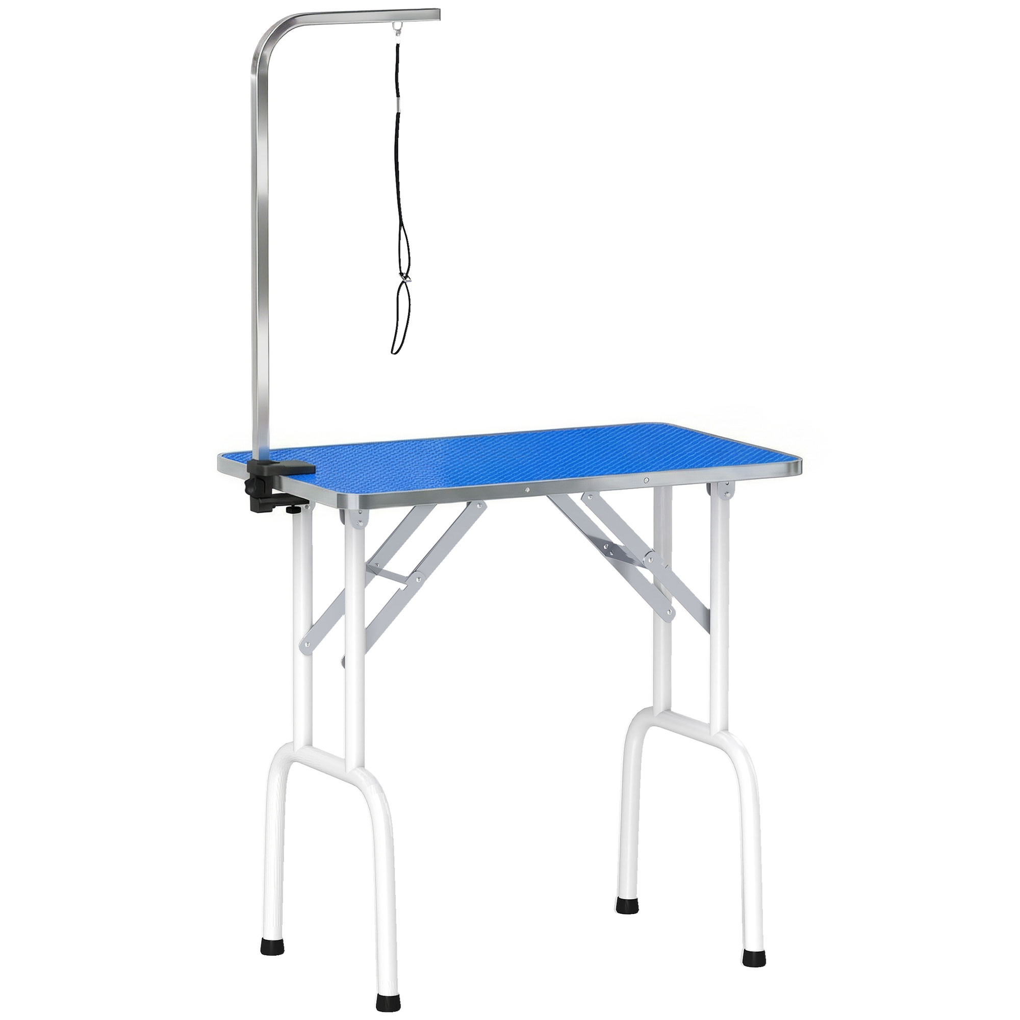 Yormont Blue Stainless Steel Pet Grooming Table - 48.5cm - Life Essentials