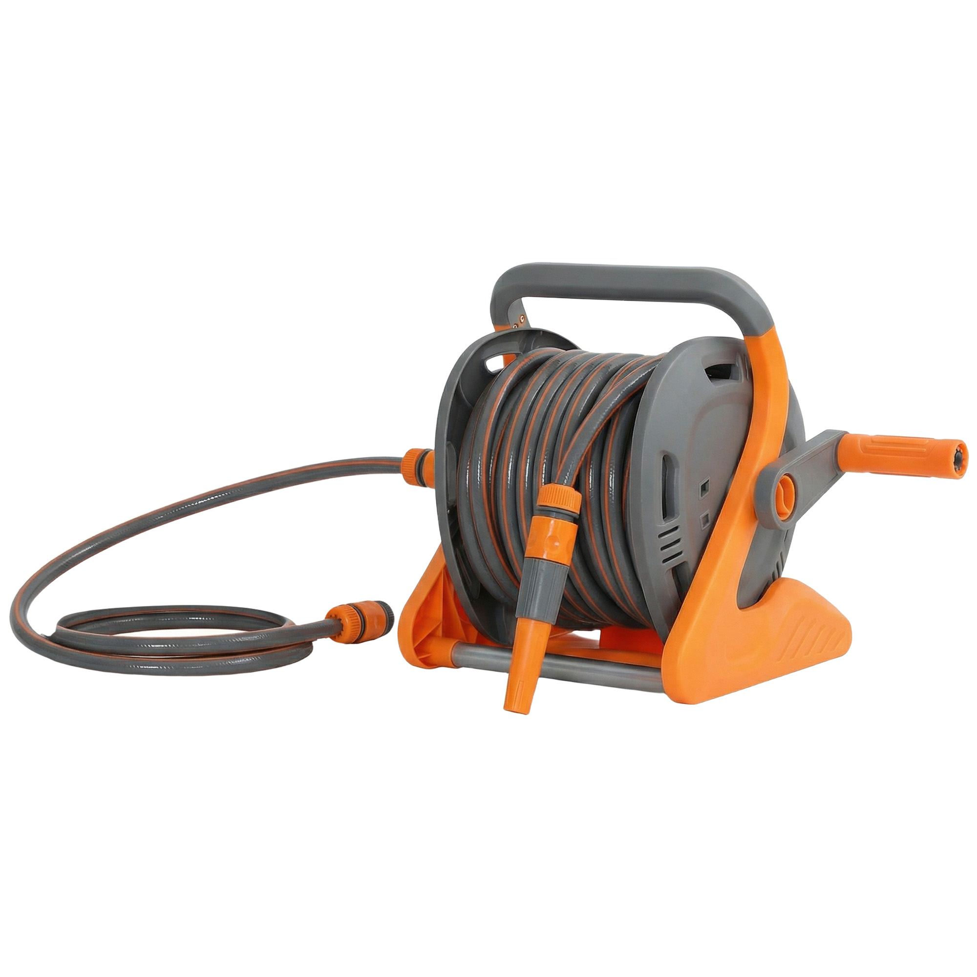 Luxier Orange PVC Hose Reel - 28cm - Life Essentials
