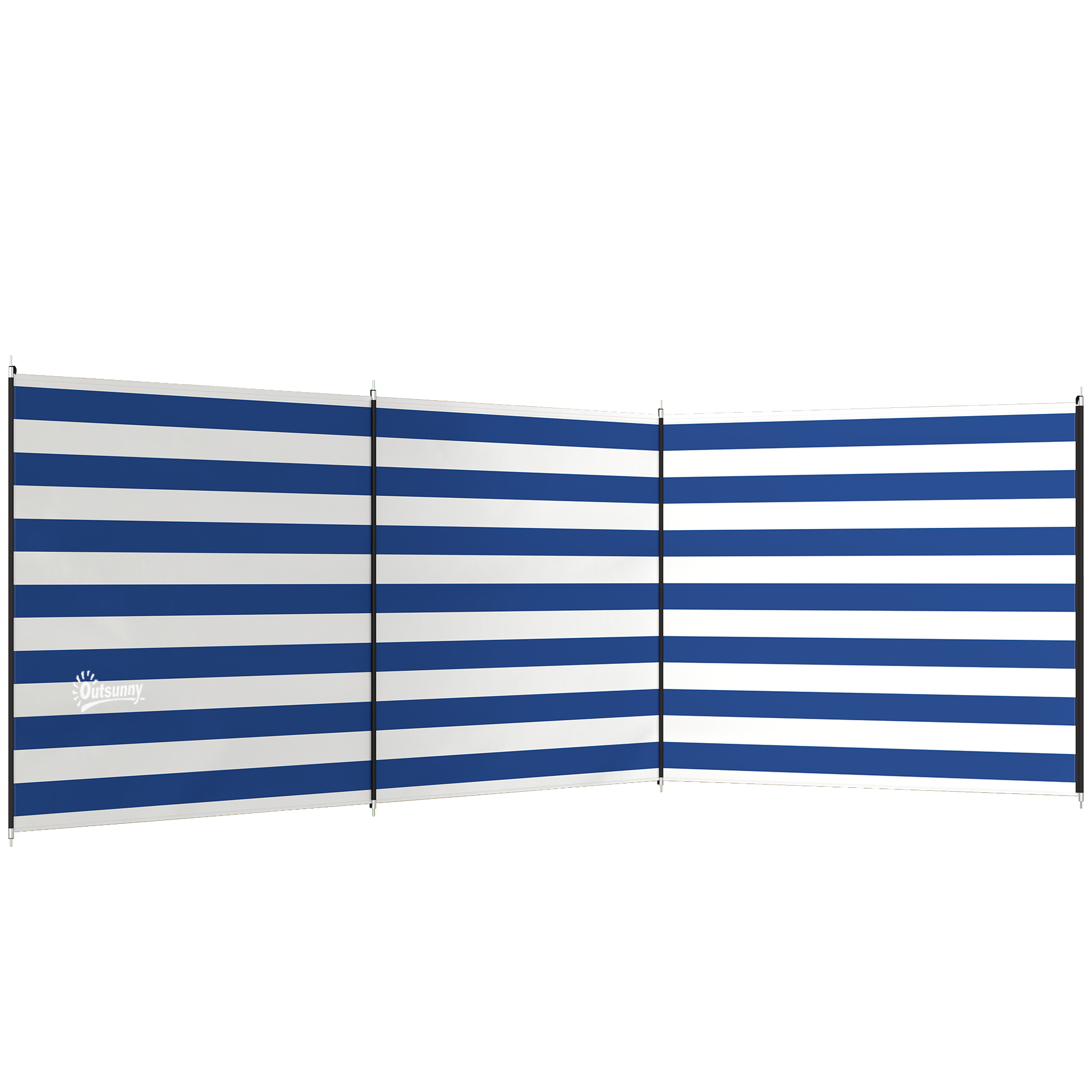 Wexbyrn Dark Blue Steel Camping Wind Wall - Life Essentials