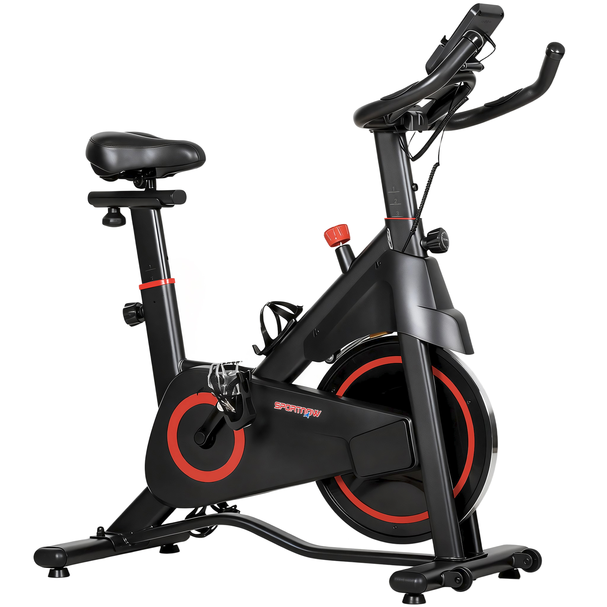 Monix Red Steel Exercise Bike - 51cm - Life Essentials
