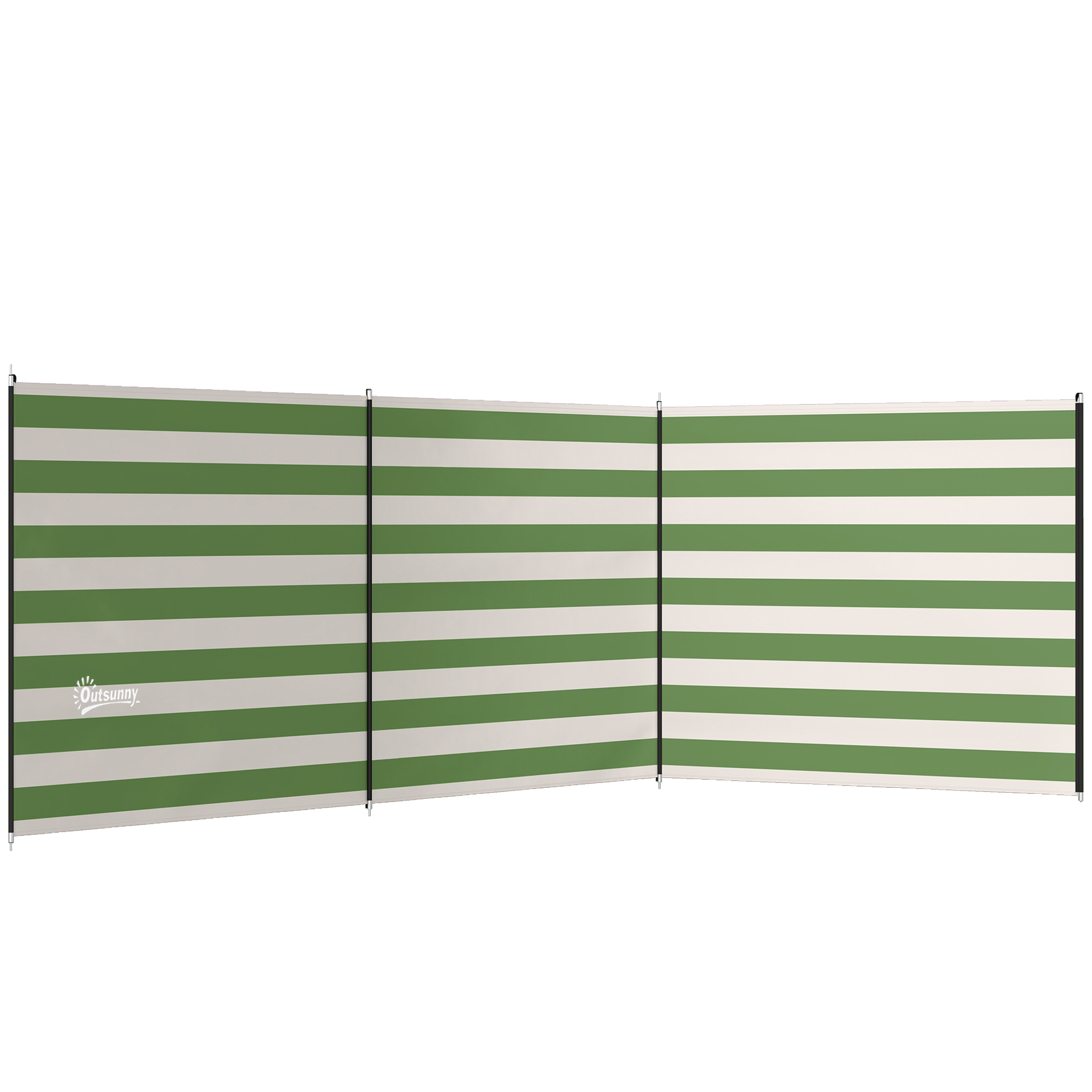 Wexbyrn Army Green Steel Camping Wind Wall - Life Essentials