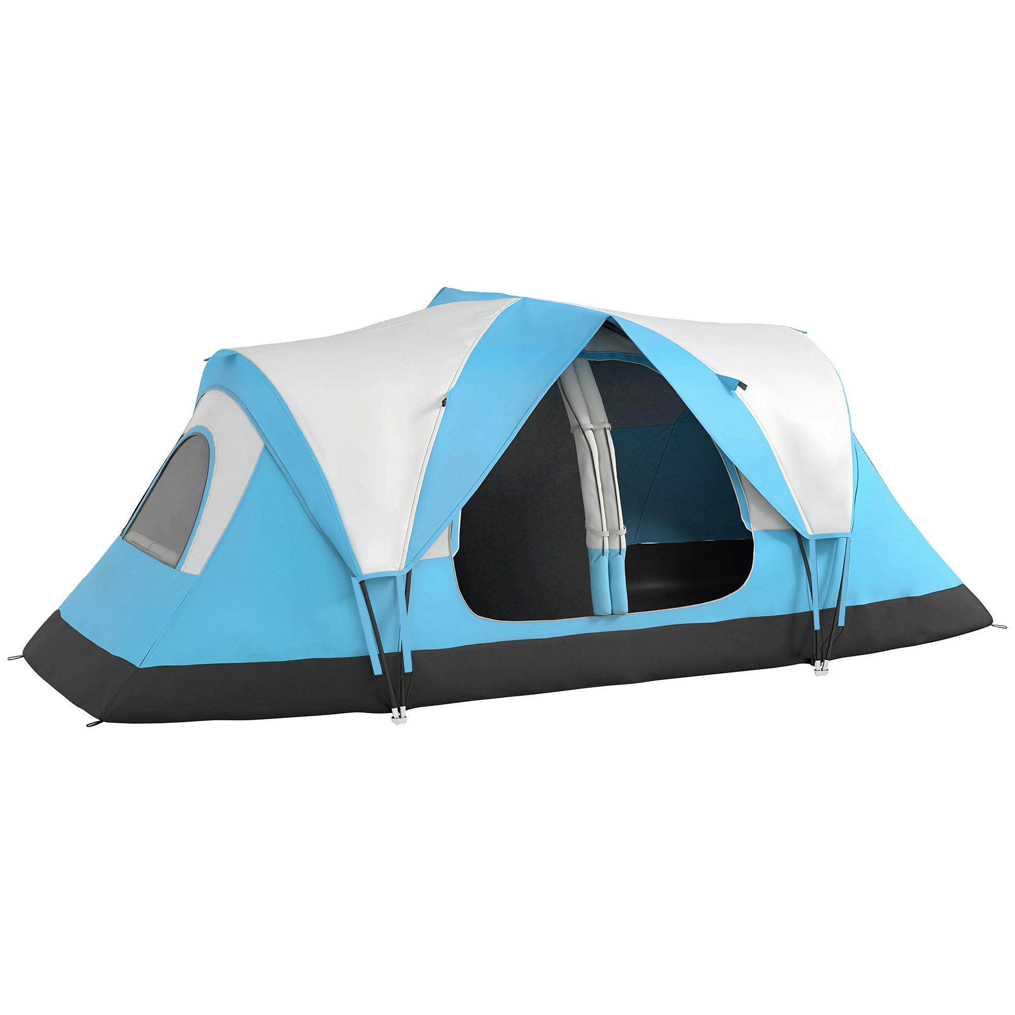 Glymore Sky Blue Polyester Camping Tent - 215cm - Life Essentials