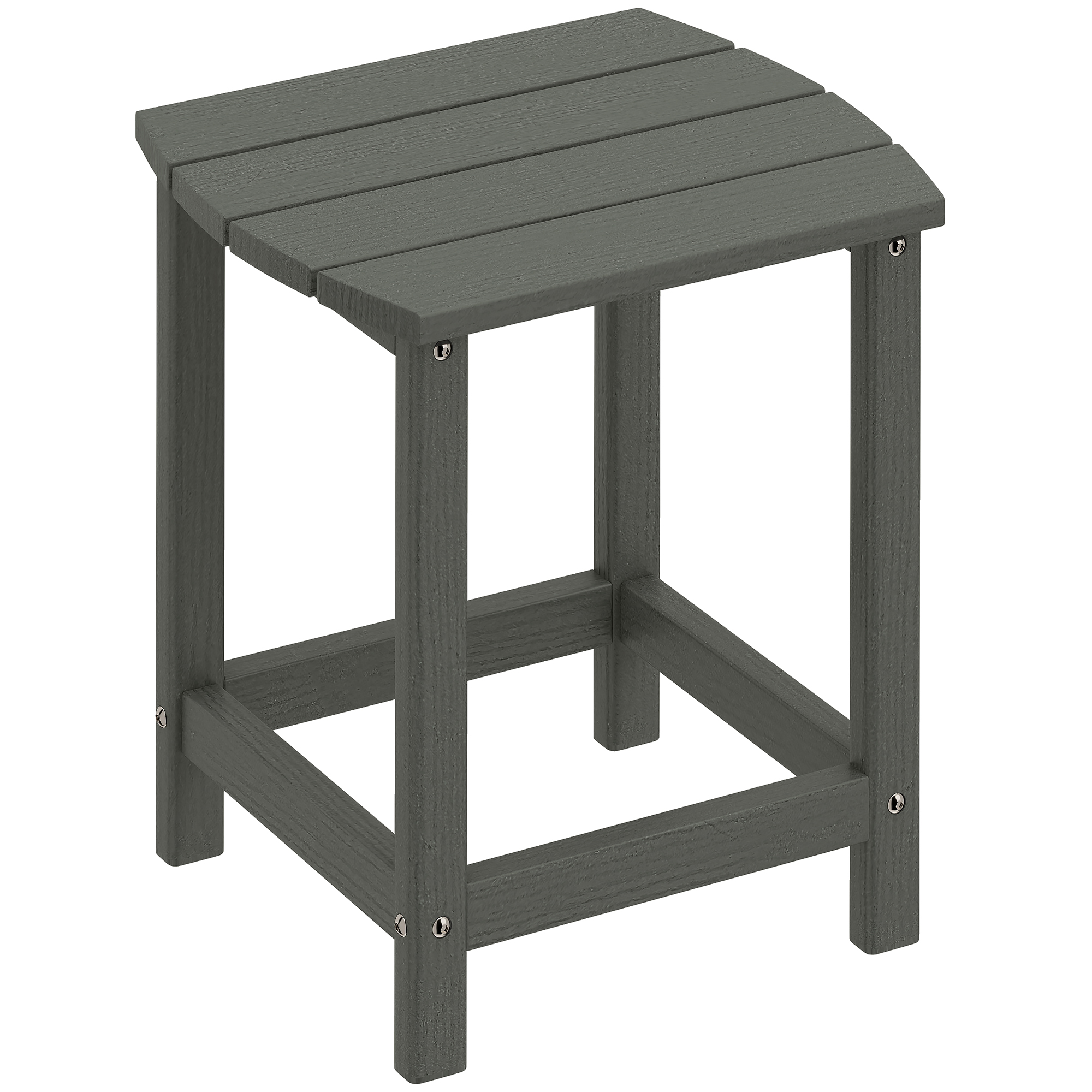 Grey HDPE Coffee Table - 48cm - Life Essentials