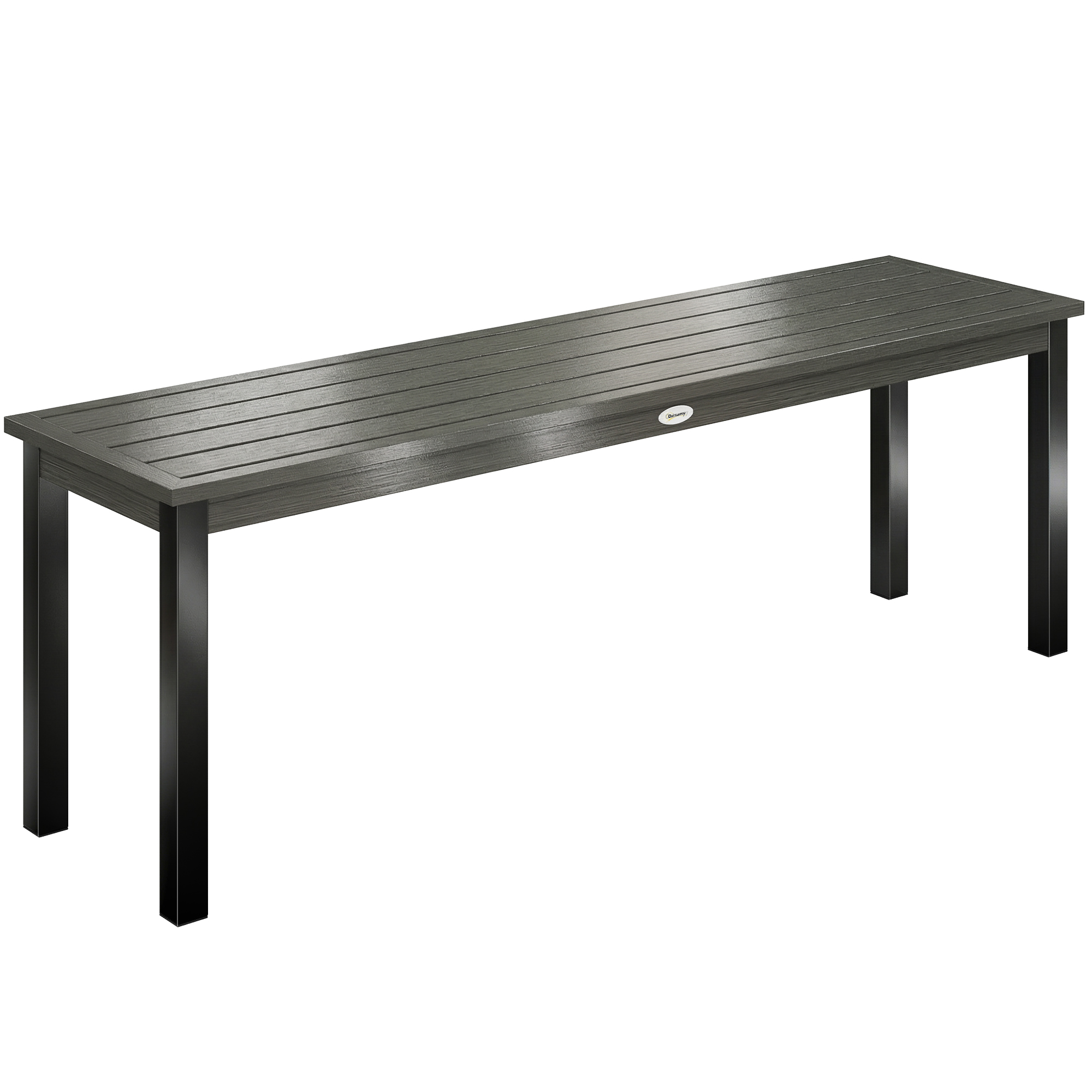 Eldis Grey Steel Bench - 130cm - Life Essentials