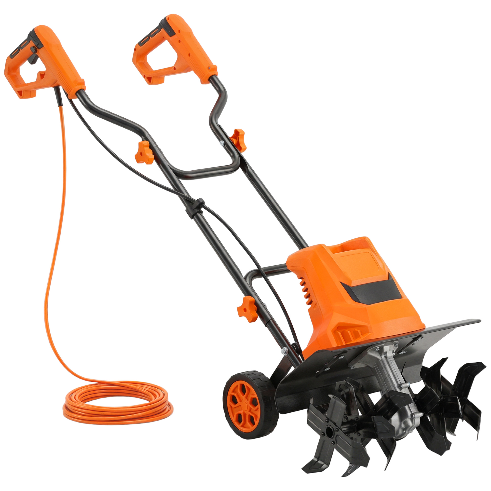 Haliva Orange Steel Tiller Rotavator - 40cm - Life Essentials